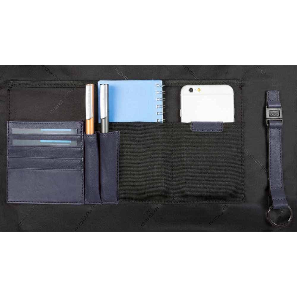 PIQUADRO Borsa  BLACK SQUARE Uomo Pelle Blu - CA2849B3-BLU4 - 6