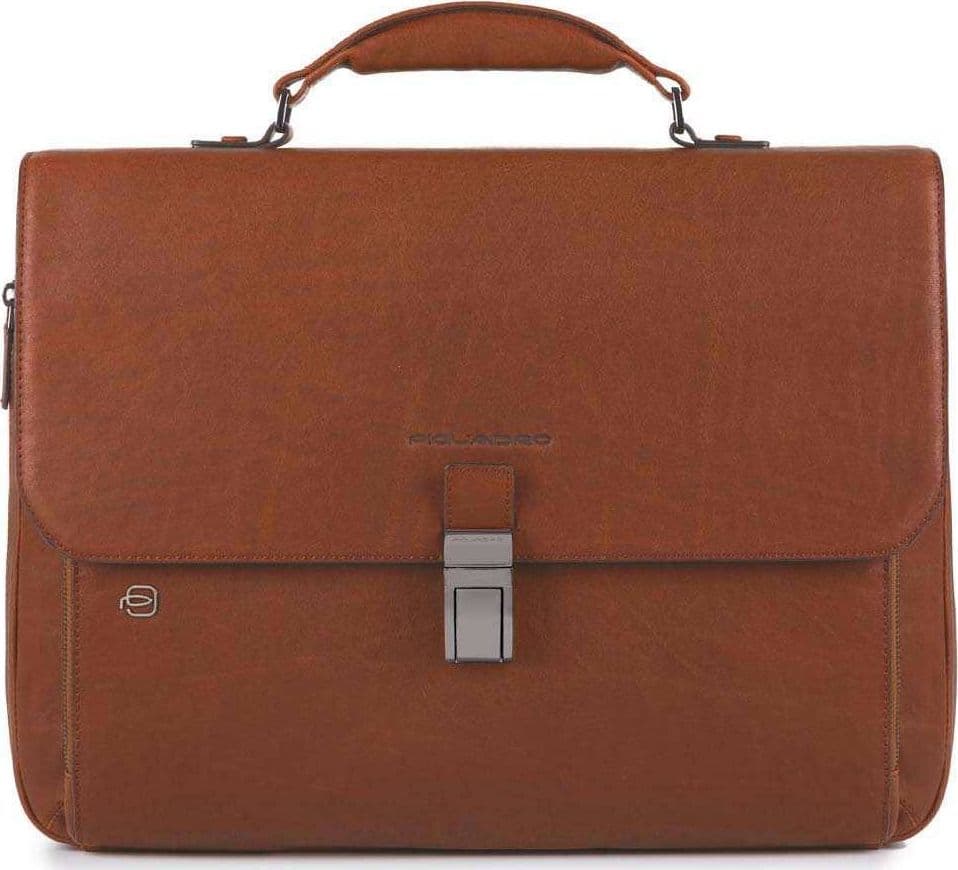 PIQUADRO Borsa  Black Square Cartella Pelle Marrone - CA3111B3-CU - 2