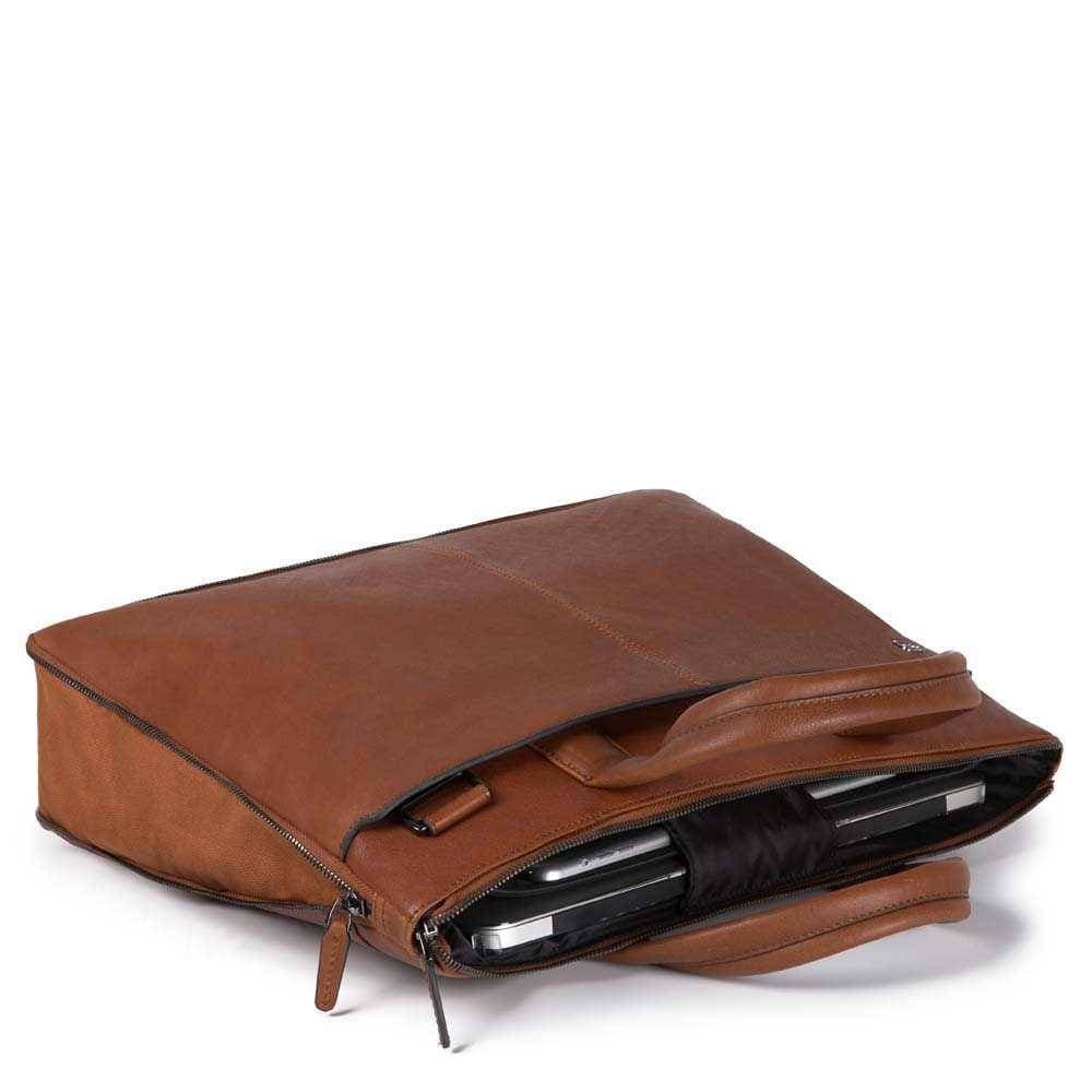PIQUADRO Borsa  Black Square Cartella Pelle Marrone - CA3111B3-CU - 6