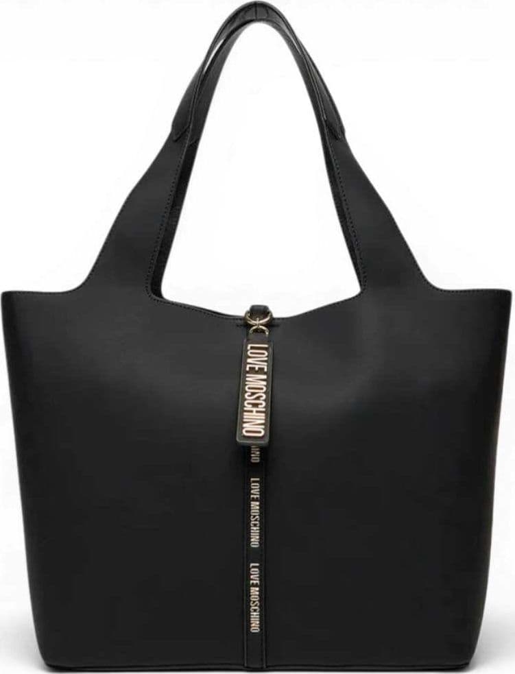 Love Moschino  Borsa shopping Charm Donna Nero in Eco-pelle - 2
