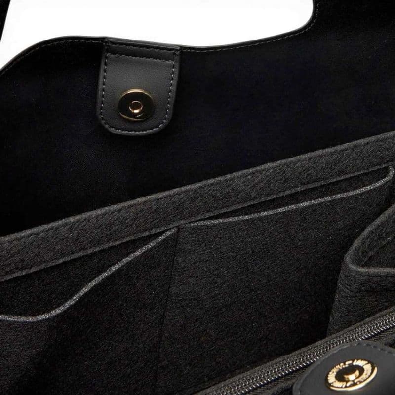 Love Moschino  Borsa shopping Charm Donna Nero in Eco-pelle - 5
