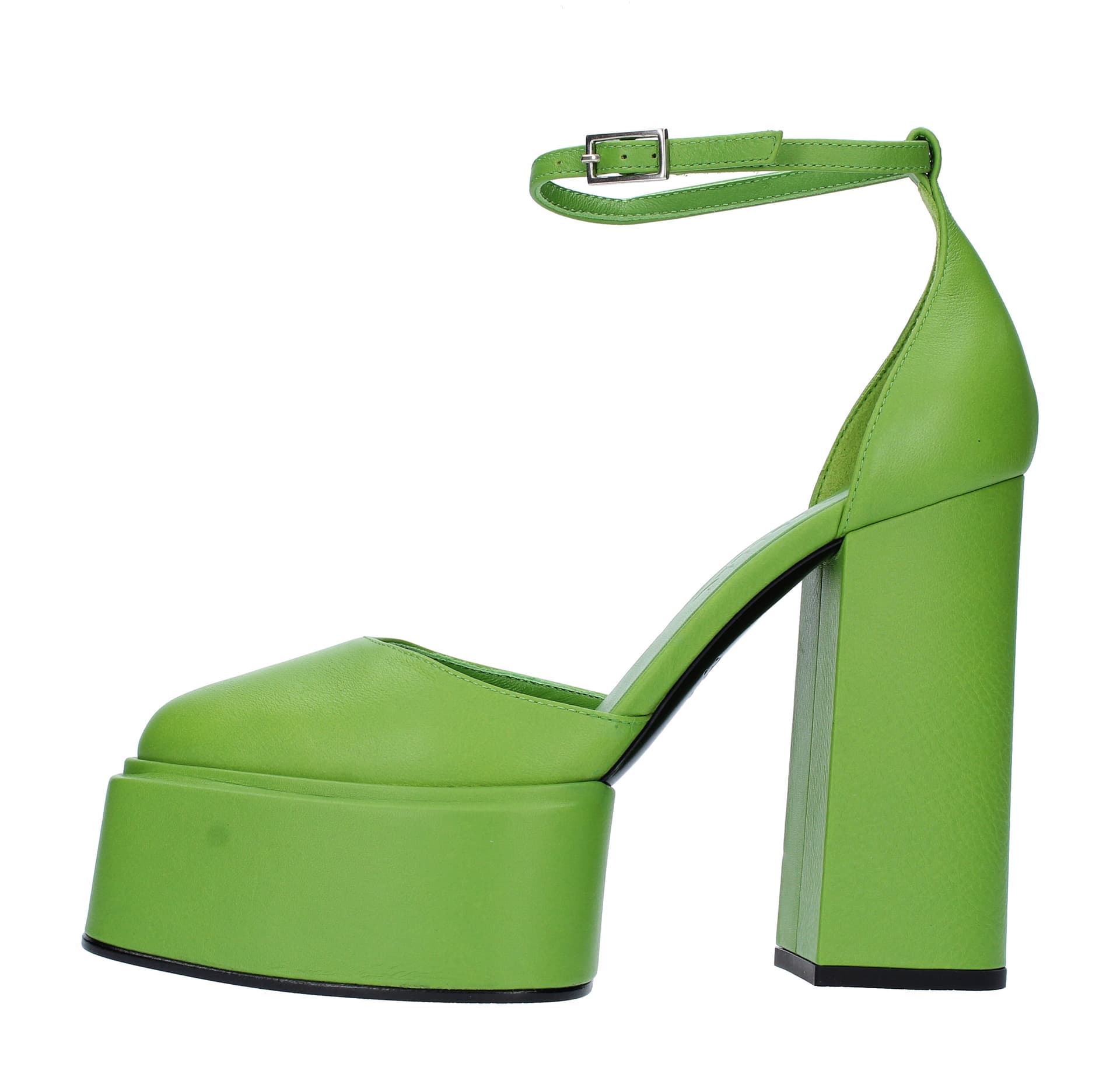3JUIN  Scarpe con Tacco Verde - 7