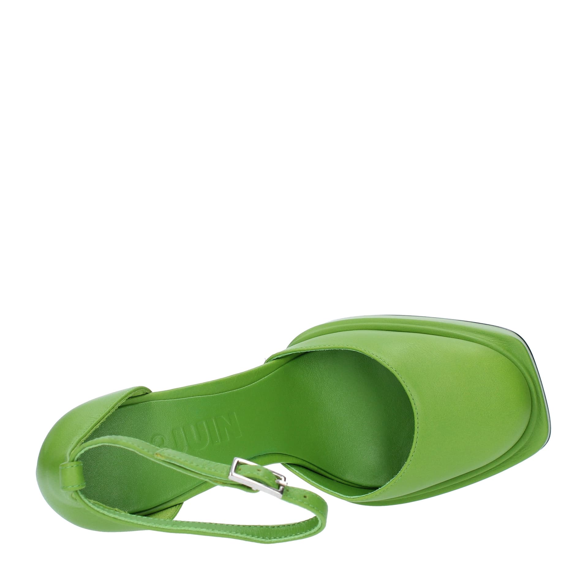 3JUIN  Scarpe con Tacco Verde - 6