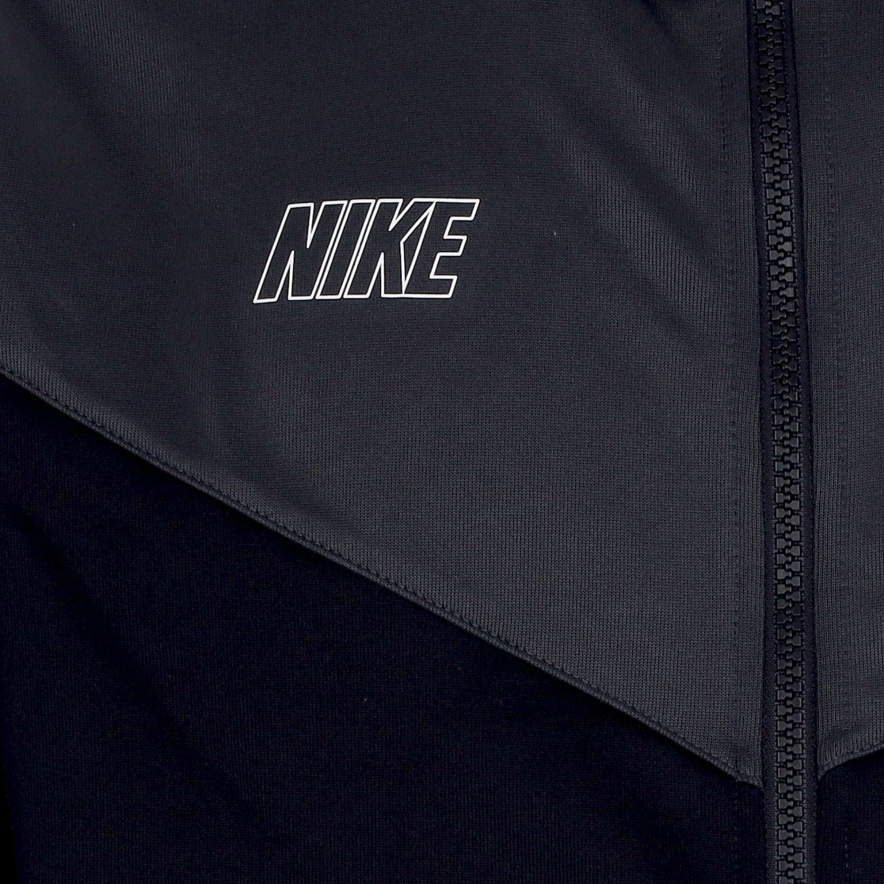 Nike Giacca Tuta Cappuccio Uomo Sportswear Repeat Sw Pk Full-zip Hoodie Black/dk Smoke Grey/white - 3