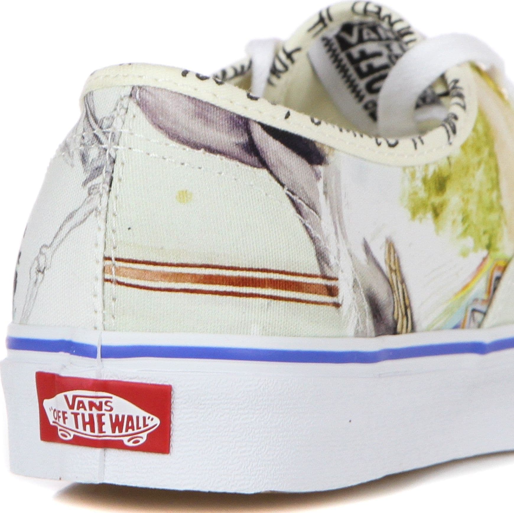 VANS Scarpa Bassa Uomo Authentic (otw Gallery) All Over Print/fog - 13
