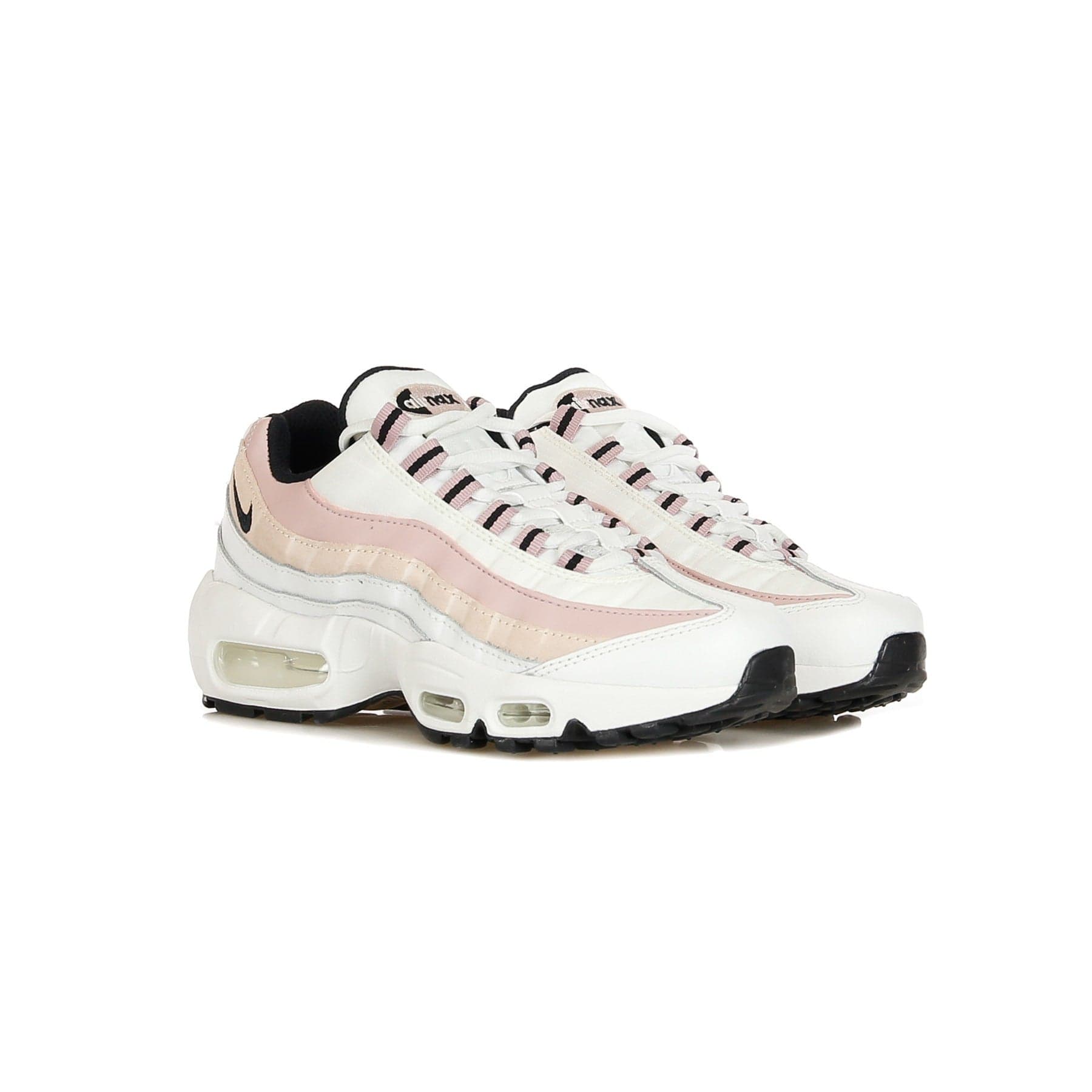 Nike Scarpa Bassa Donna W Air Max 95 Summit White/black/champagne - 5