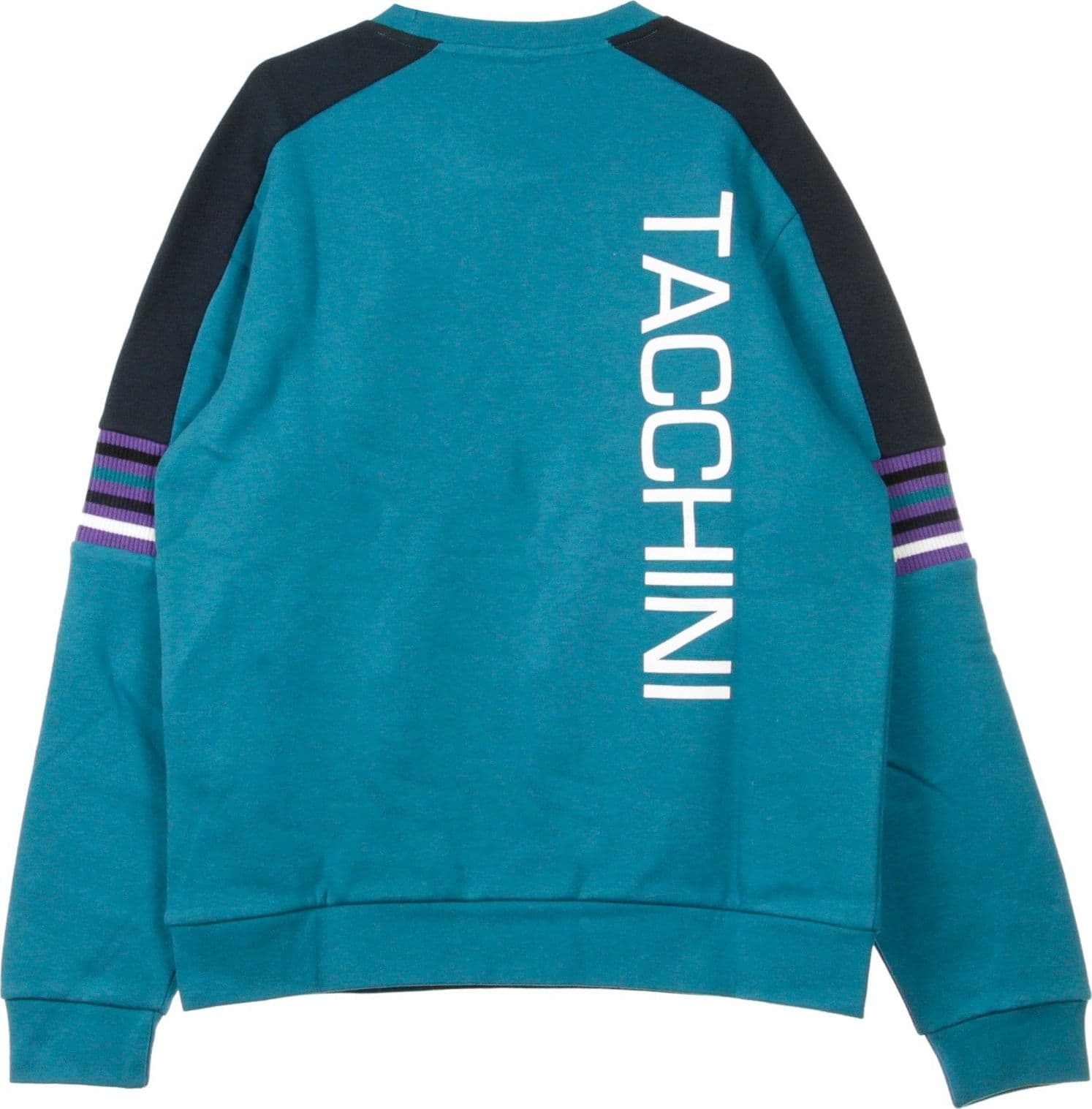 SERGIO TACCHINI Felpa Girocollo Uomo Daniel Sweater Ocean Depth White - 4