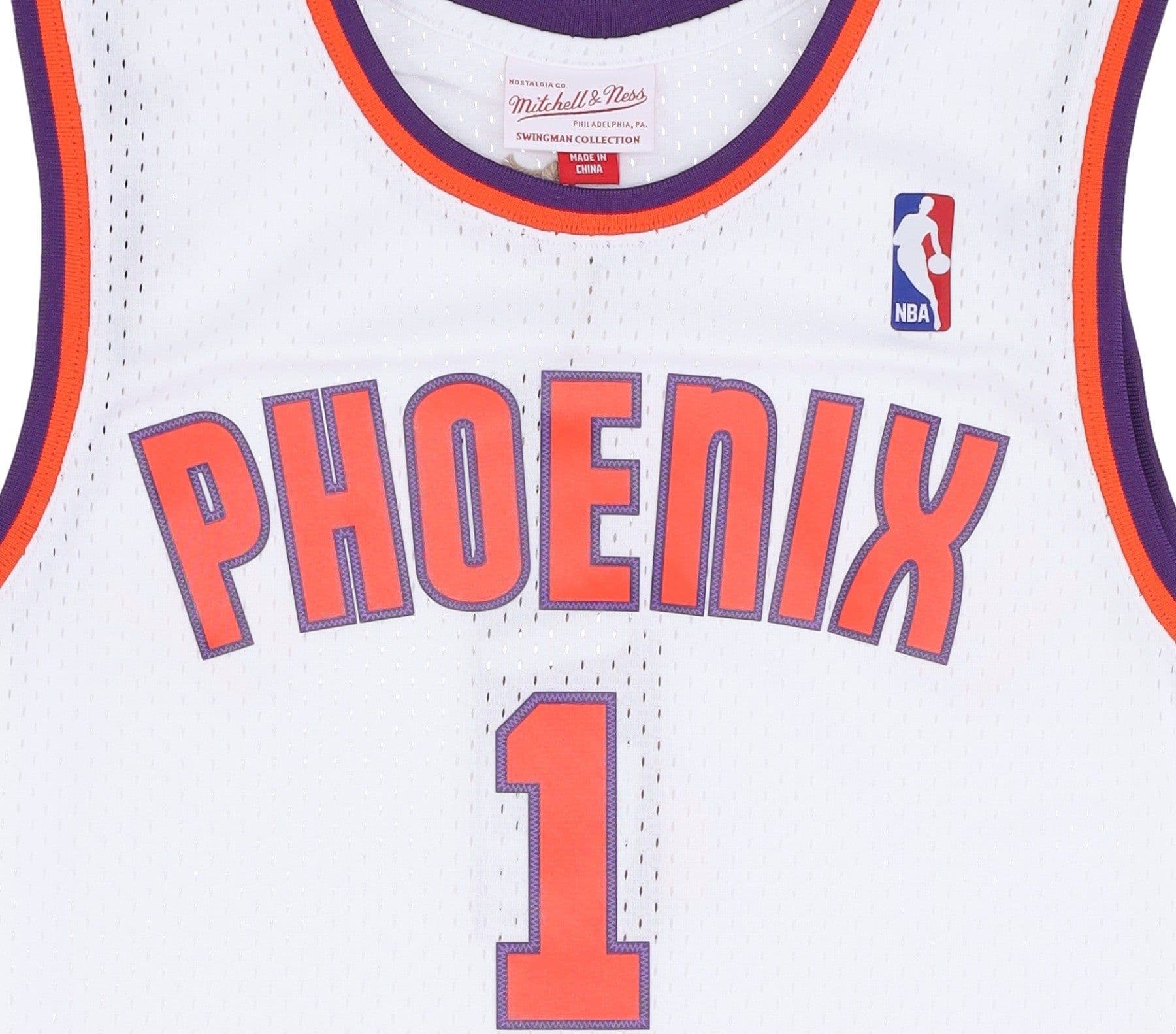 MITCHELL &amp; NESS Canotta Basket Uomo Nba Alternate Jersey Hardwood Classics No 1 Anfernee Hardaway 2002-03 Phosun White/original Team Colors - 3