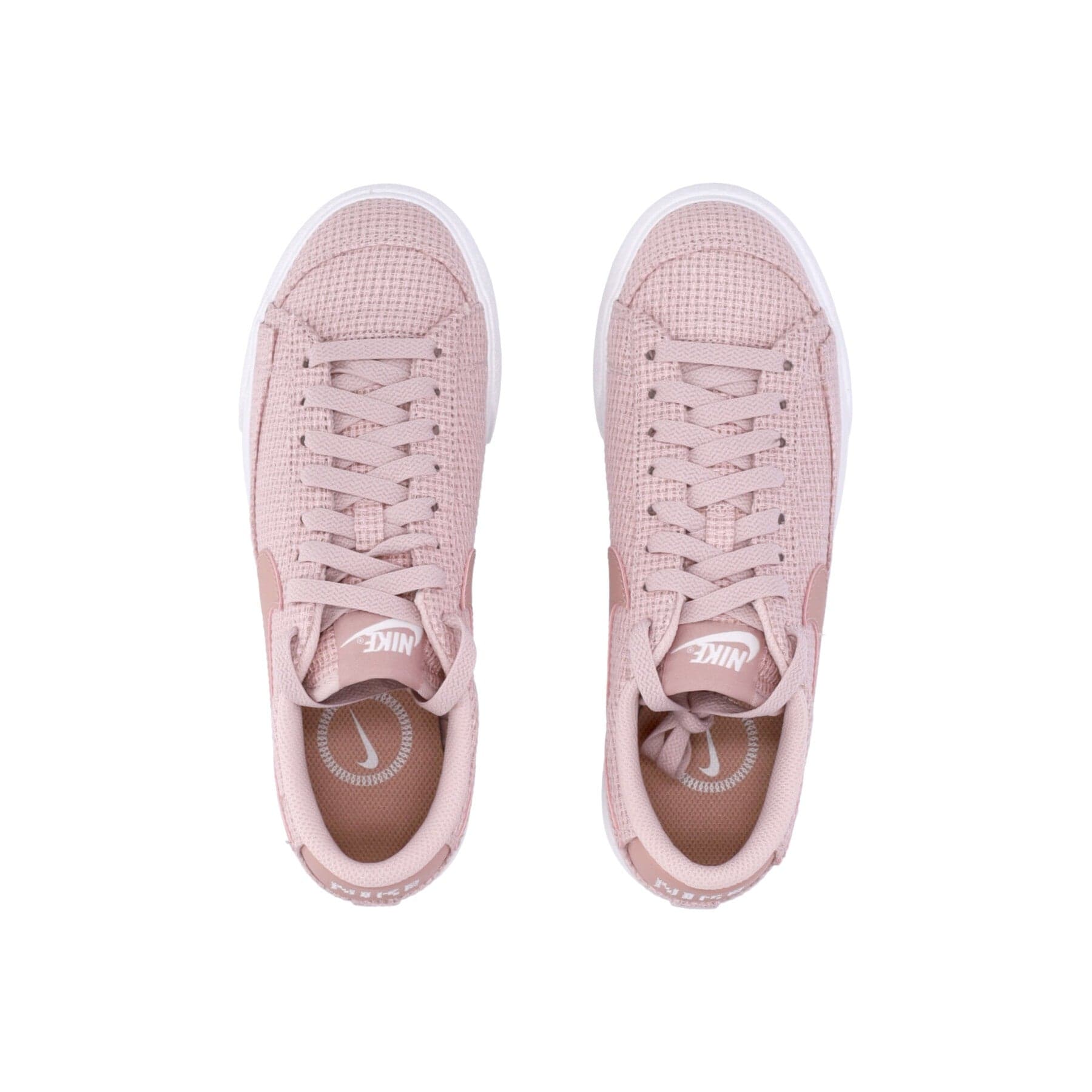Nike Scarpa Bassa Donna W Blazer Low Platform Pink Oxford/rose Whisper/summit White - 8