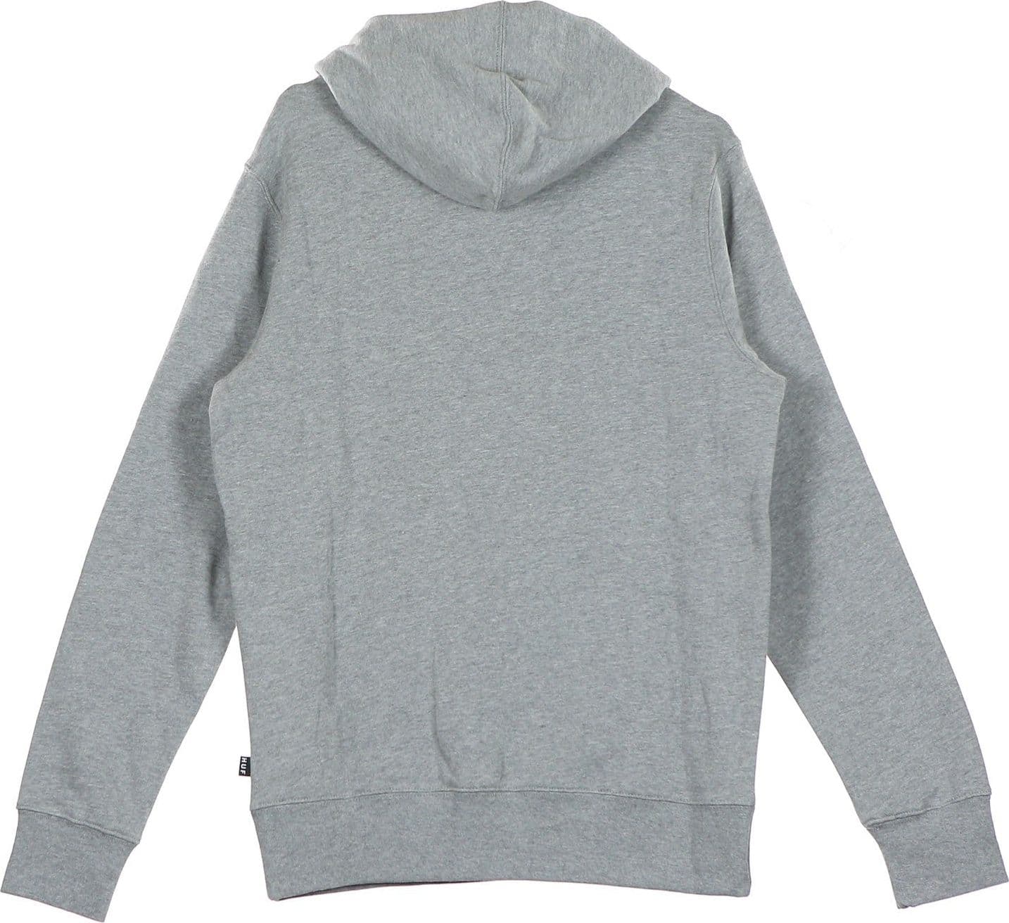 HUF Felpa Cappuccio Uomo Essentials Og Logo Grey Heather - 2