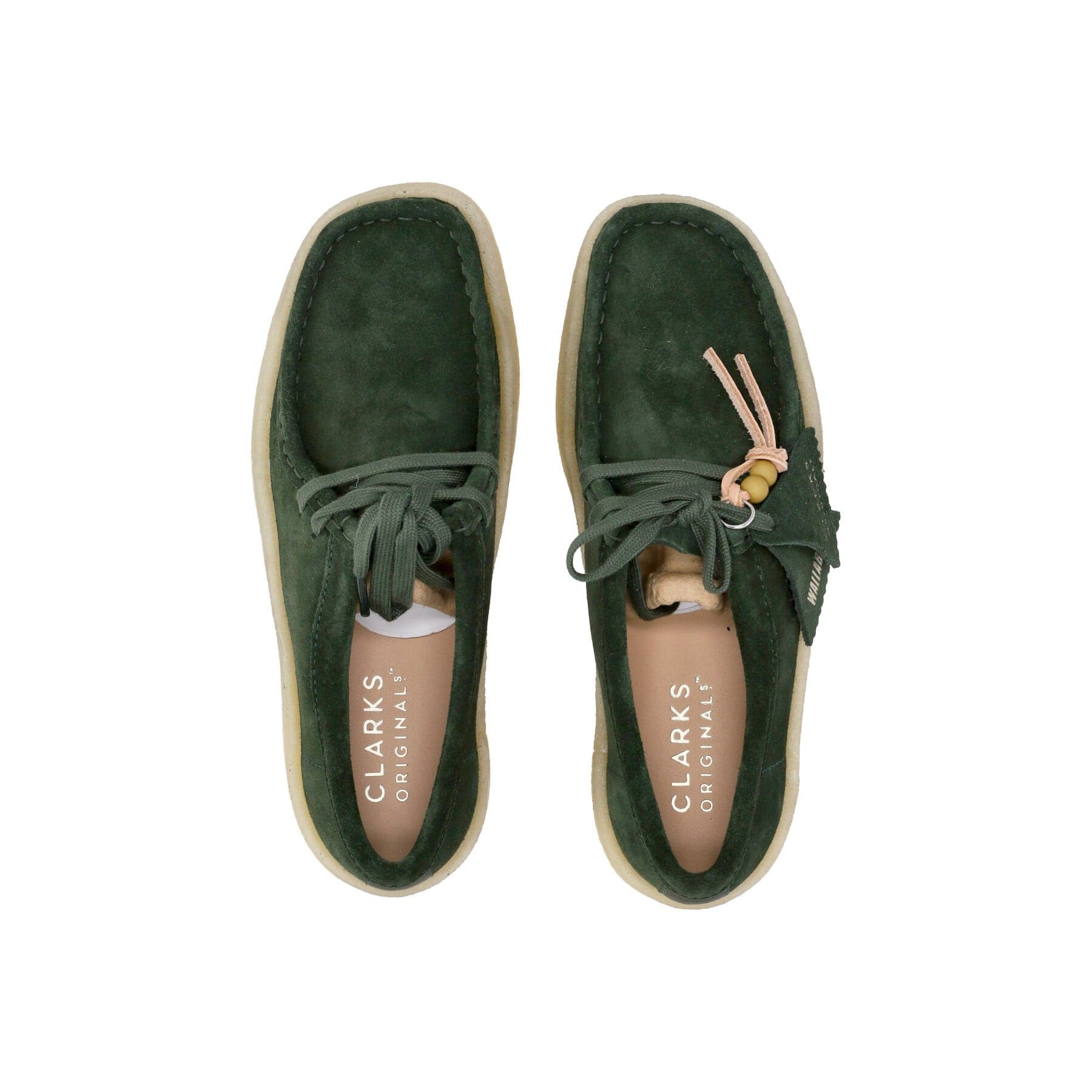 CLARKS Scarpa Lifestyle Donna W Wallabee Cup Dark Green - 6
