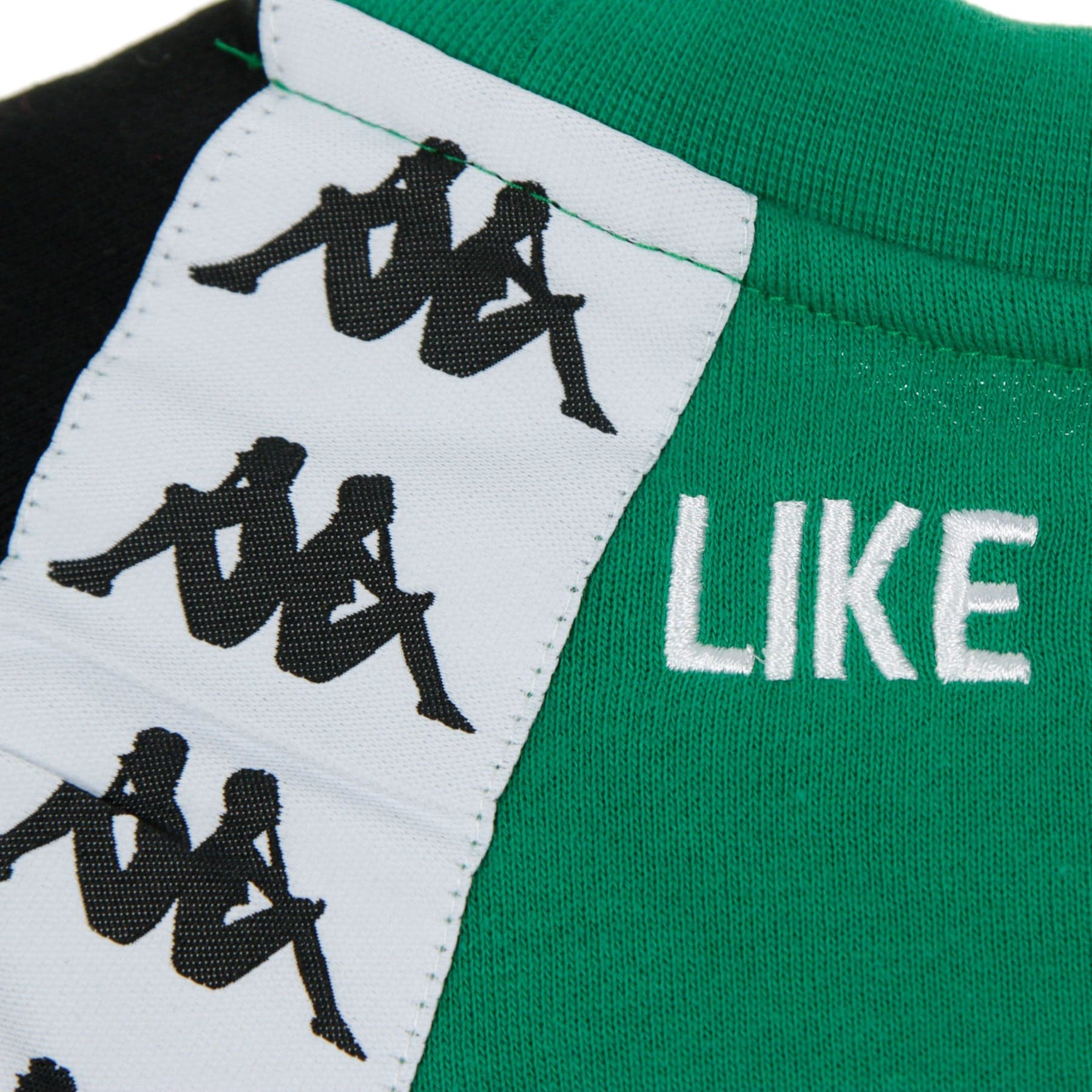 KAPPA Felpa Girocollo Uomo Authentic Barmis Green/black/white - 3
