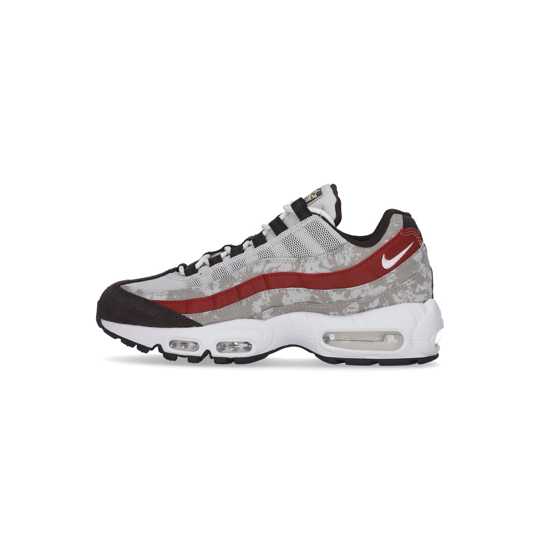Nike Scarpa Bassa Uomo Air Max 95 Se Light Bone/summit White/khaki/dune Red - 10