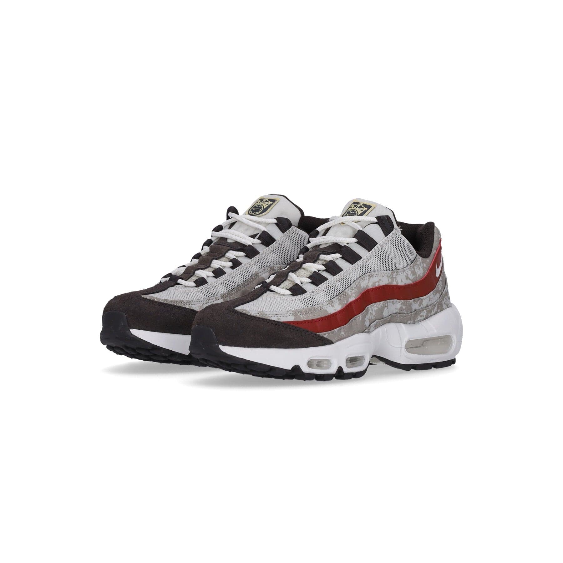 Nike Scarpa Bassa Uomo Air Max 95 Se Light Bone/summit White/khaki/dune Red - 3