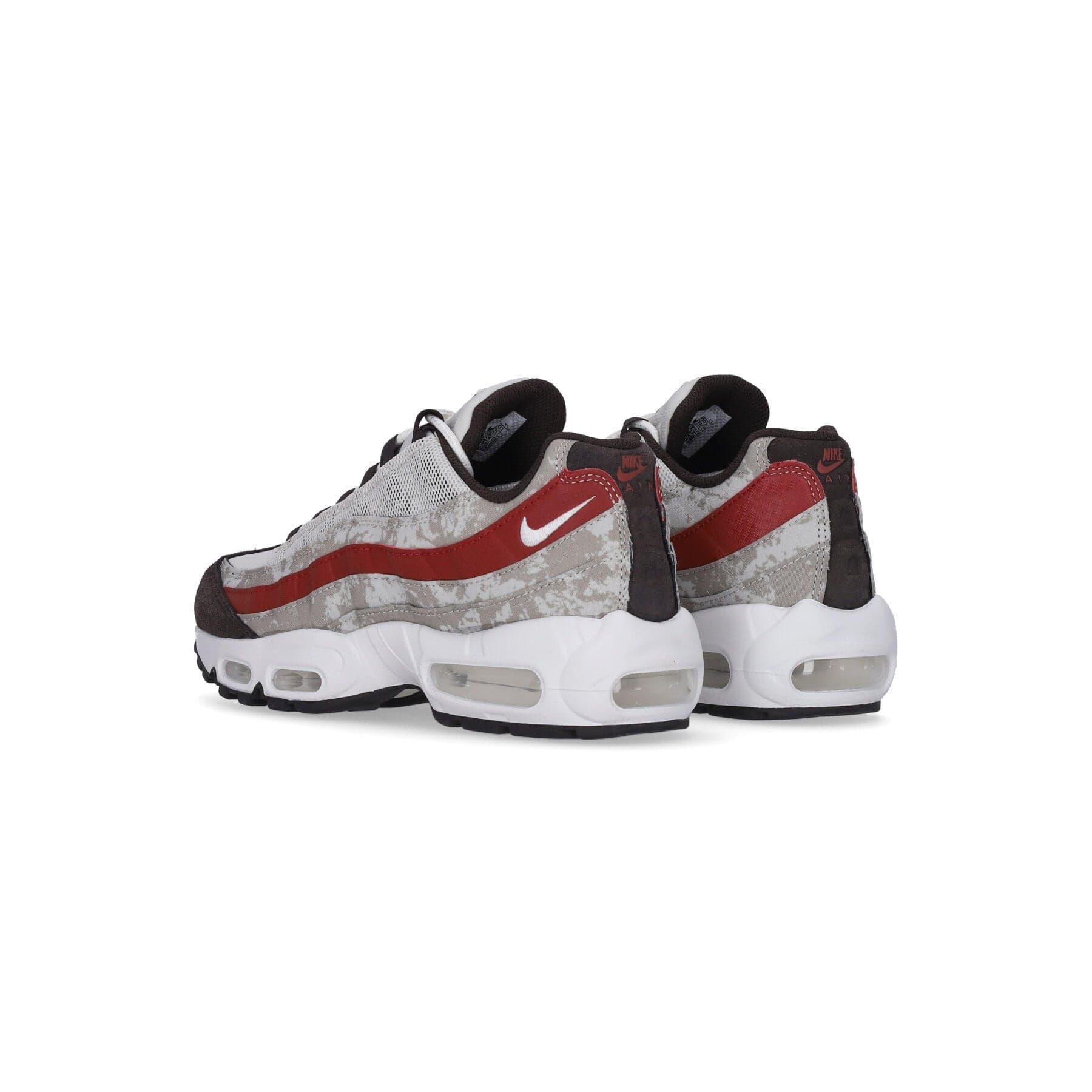 Nike Scarpa Bassa Uomo Air Max 95 Se Light Bone/summit White/khaki/dune Red - 5