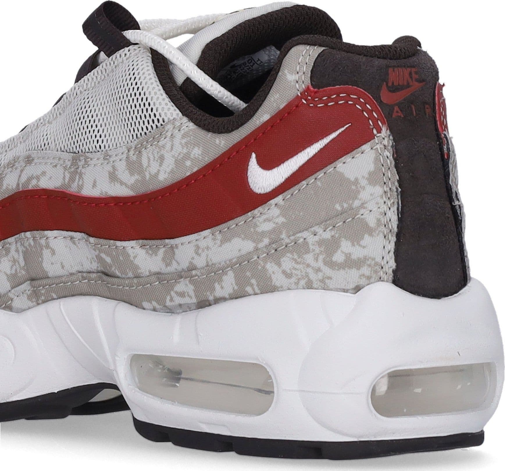 Nike Scarpa Bassa Uomo Air Max 95 Se Light Bone/summit White/khaki/dune Red - 9