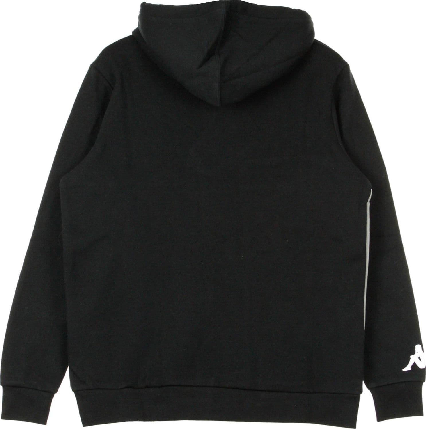 KAPPA Felpa Cappuccio Zip Uomo Authentic 90 Barna Black/grey Flint/white - 2