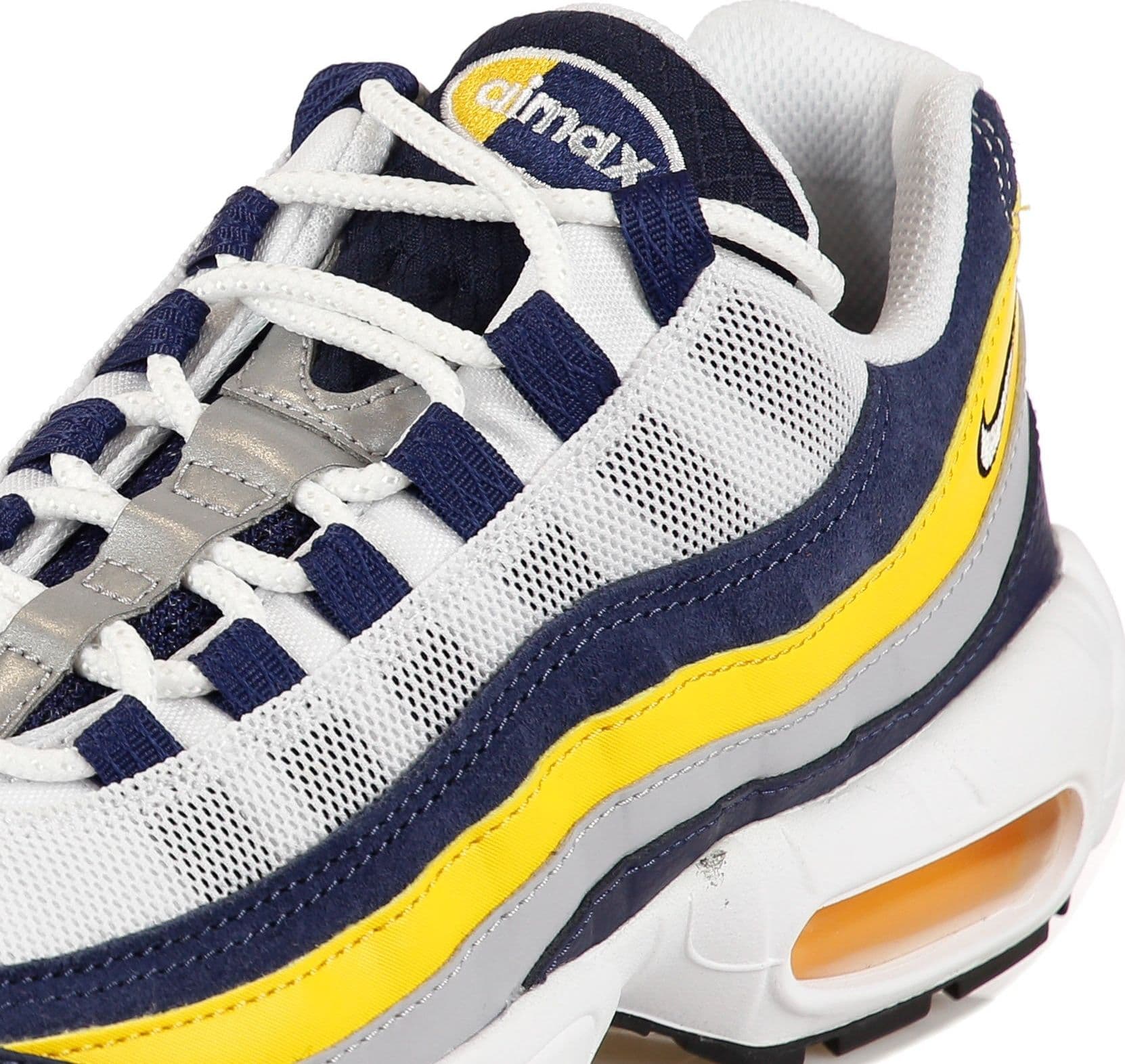 Nike Scarpa Bassa Uomo Air Max 95 Midnight Navy/white/university Gold - 11