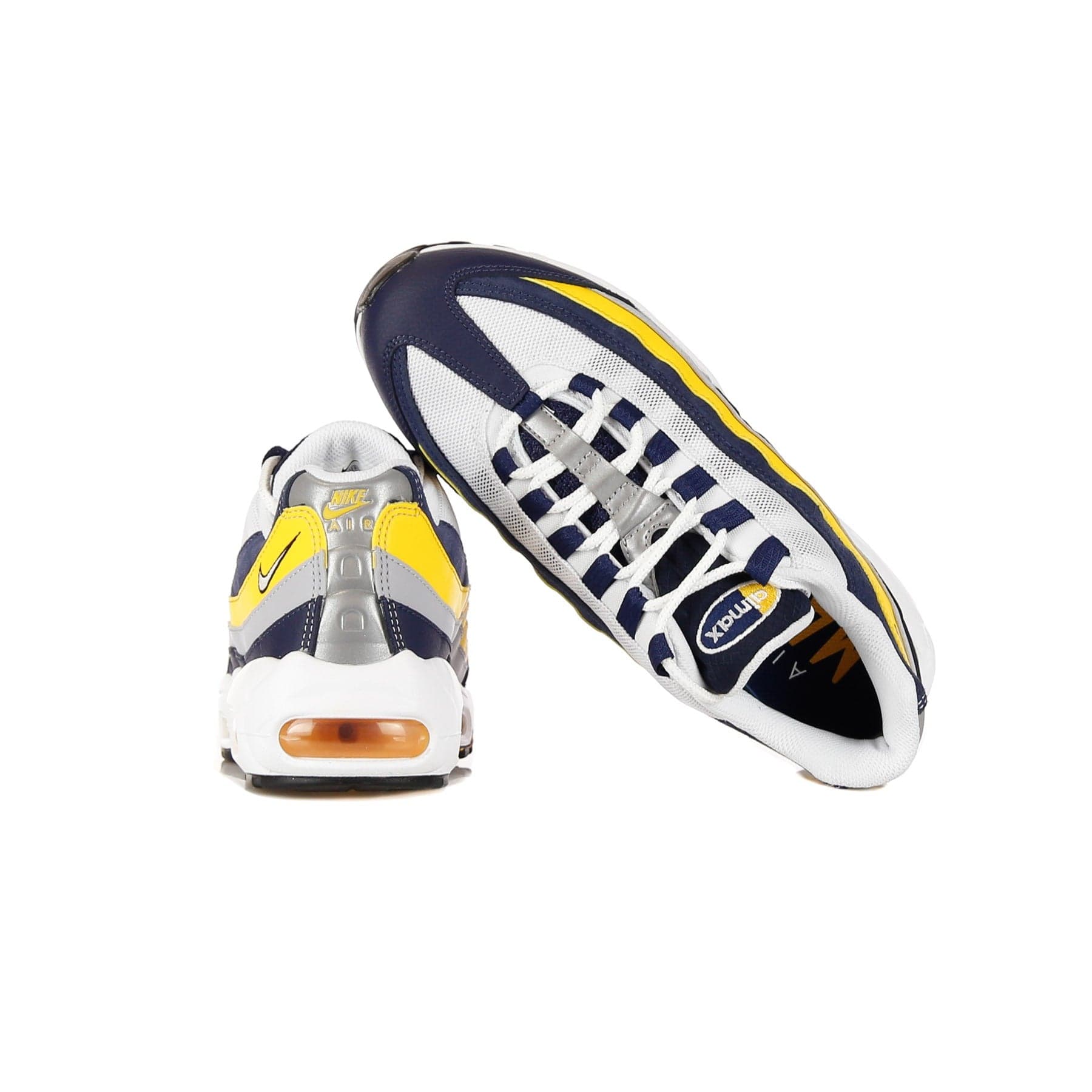 Nike Scarpa Bassa Uomo Air Max 95 Midnight Navy/white/university Gold - 9