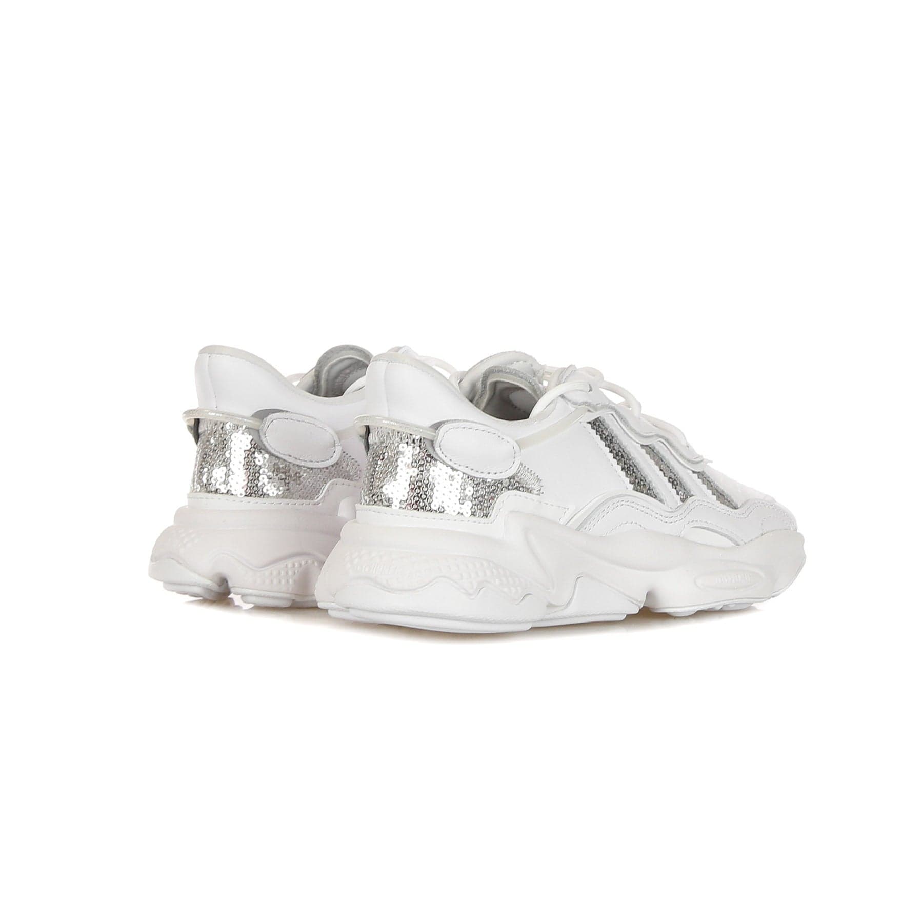 Adidas Scarpa Bassa Donna W Ozweego Cloud White/silver Metallic/cloud White - 12