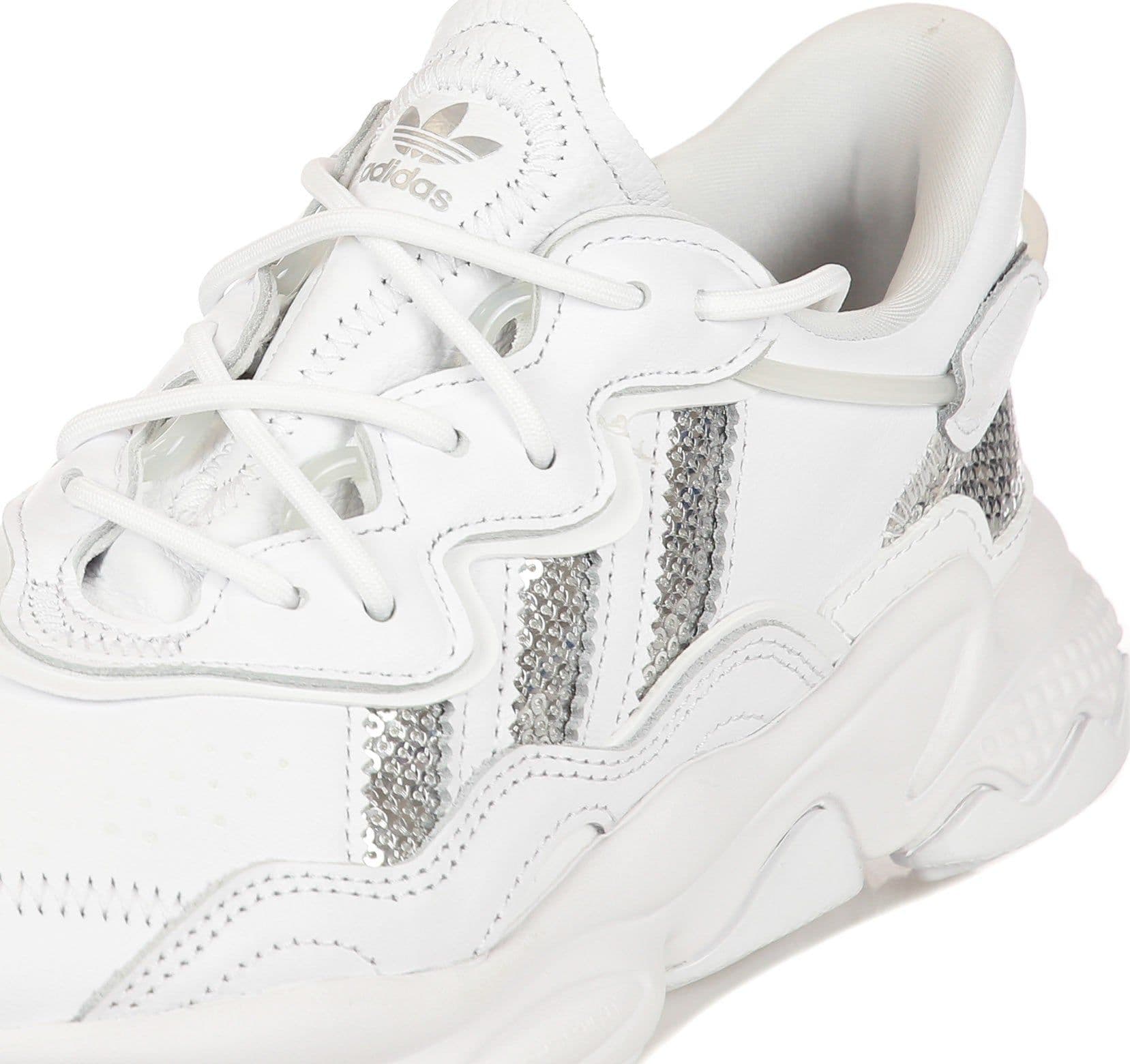 Adidas Scarpa Bassa Donna W Ozweego Cloud White/silver Metallic/cloud White - 4