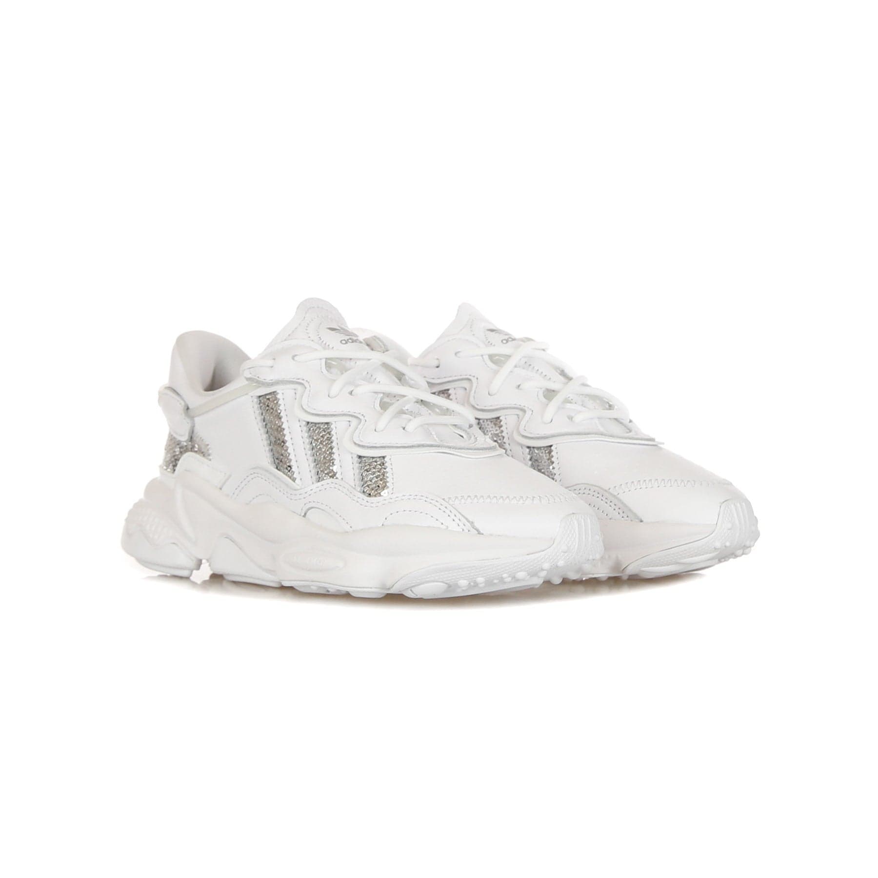 Adidas Scarpa Bassa Donna W Ozweego Cloud White/silver Metallic/cloud White - 8
