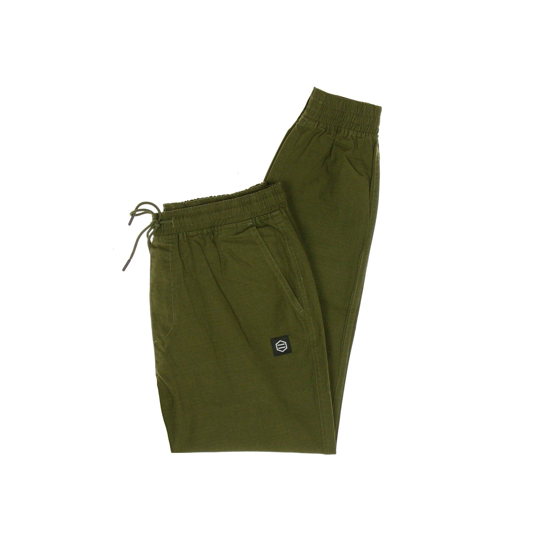 DOLLY NOIRE Pantalone Lungo Uomo Jogger Ripstop Green - 5