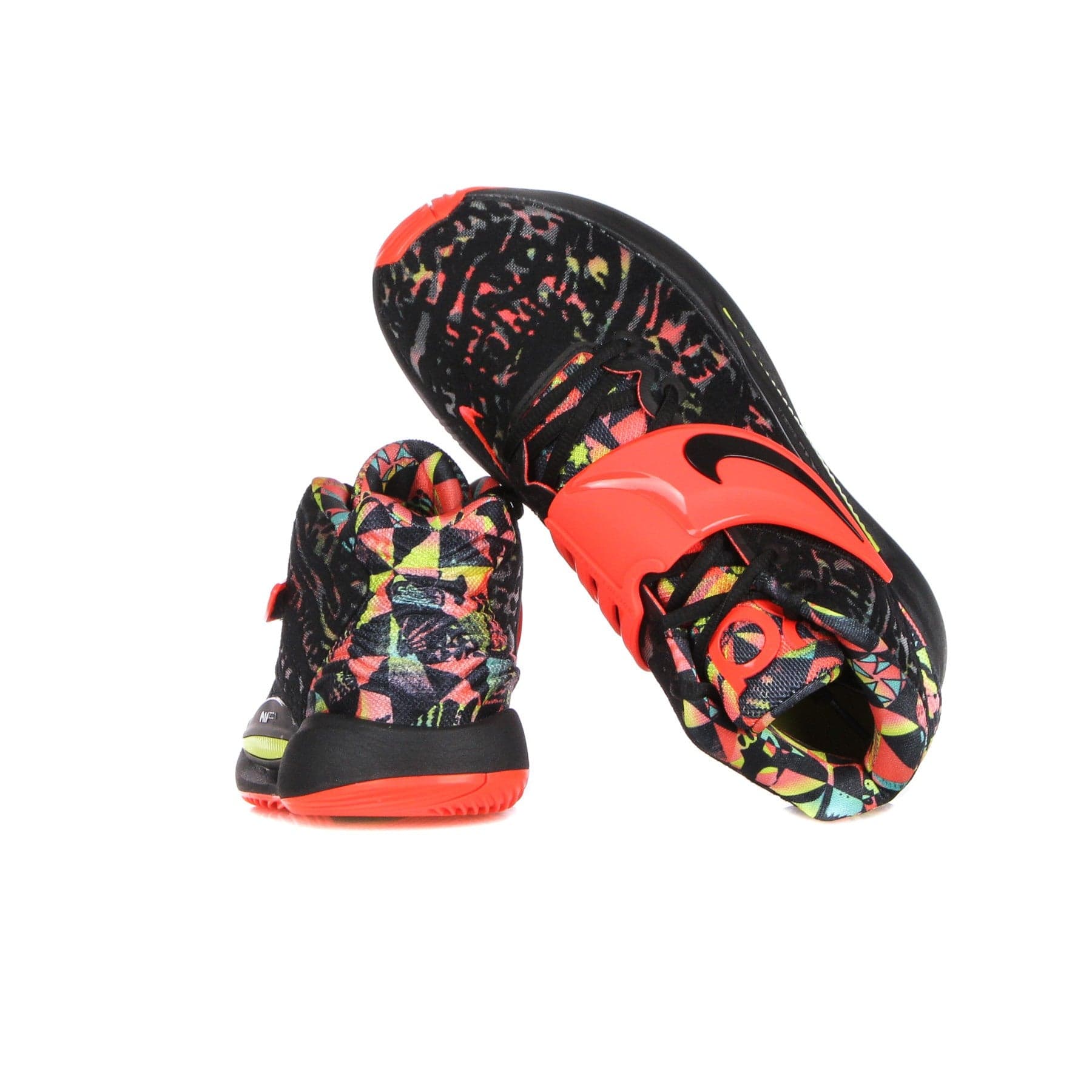 NIKE NBA Scarpa Basket Uomo Kd14 Black/bright Crimson/yellow Strike - 2