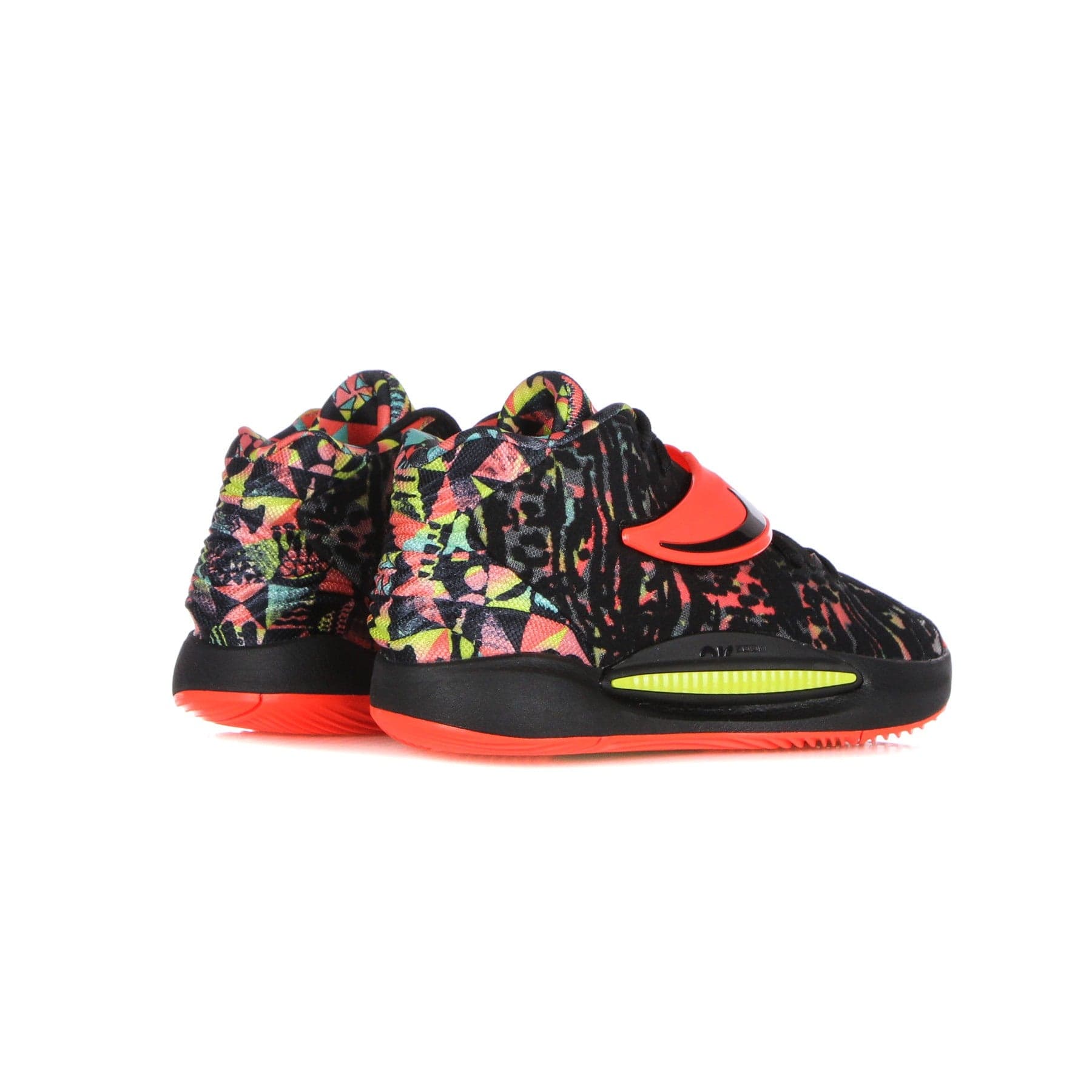 NIKE NBA Scarpa Basket Uomo Kd14 Black/bright Crimson/yellow Strike - 11