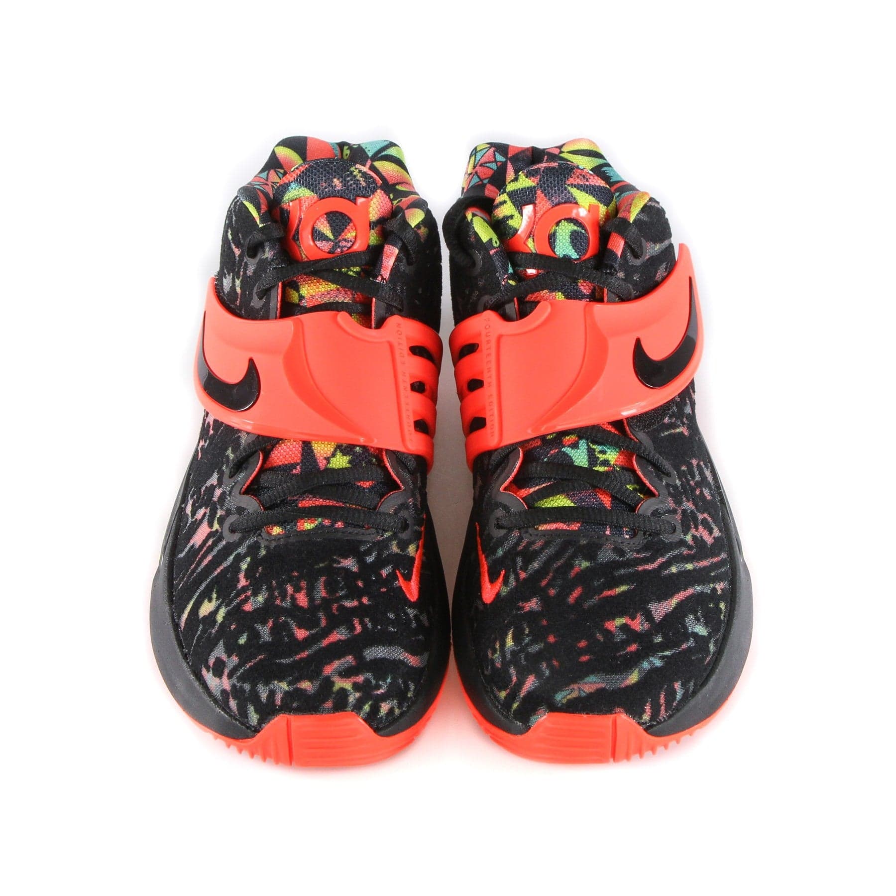 NIKE NBA Scarpa Basket Uomo Kd14 Black/bright Crimson/yellow Strike - 5