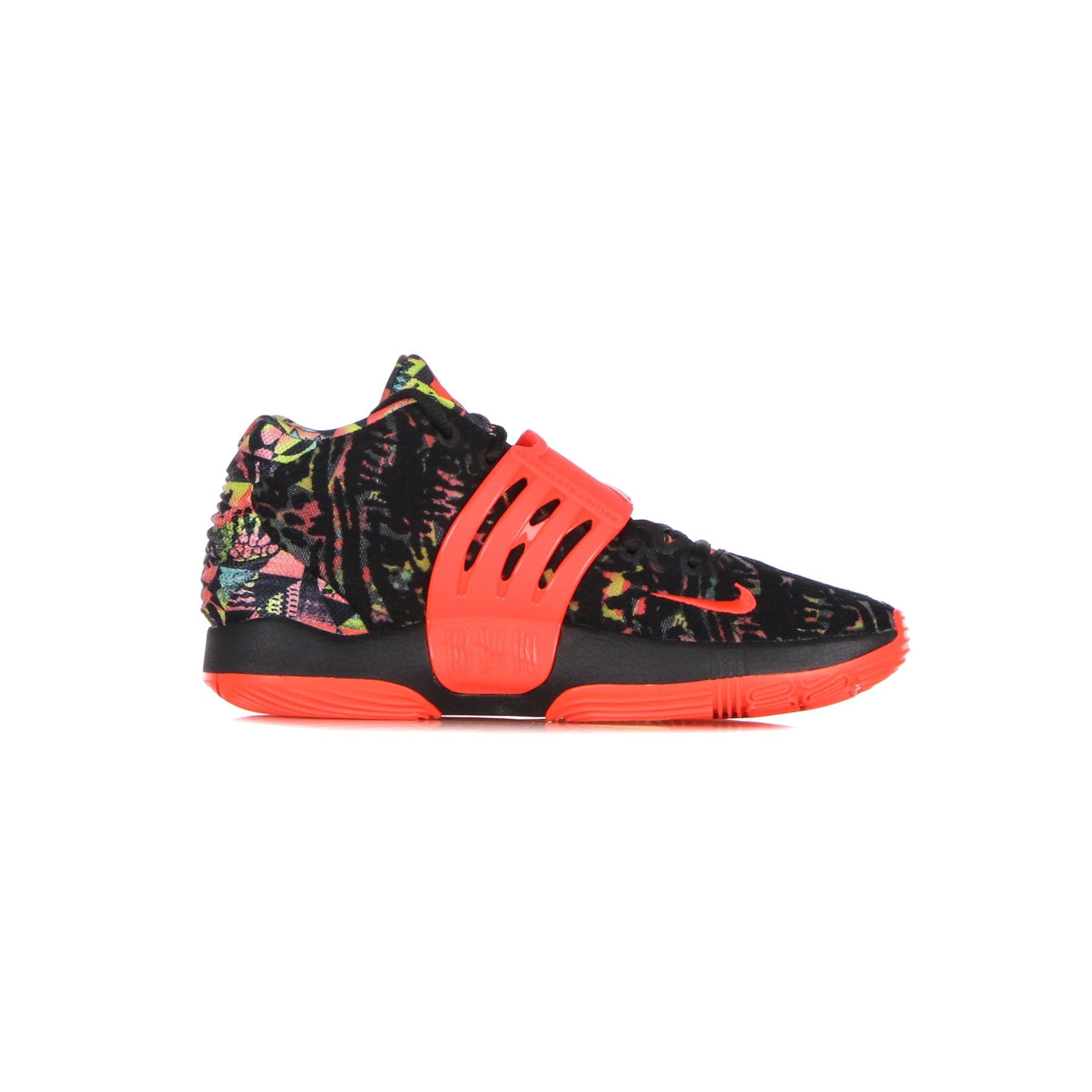 NIKE NBA Scarpa Basket Uomo Kd14 Black/bright Crimson/yellow Strike - 7