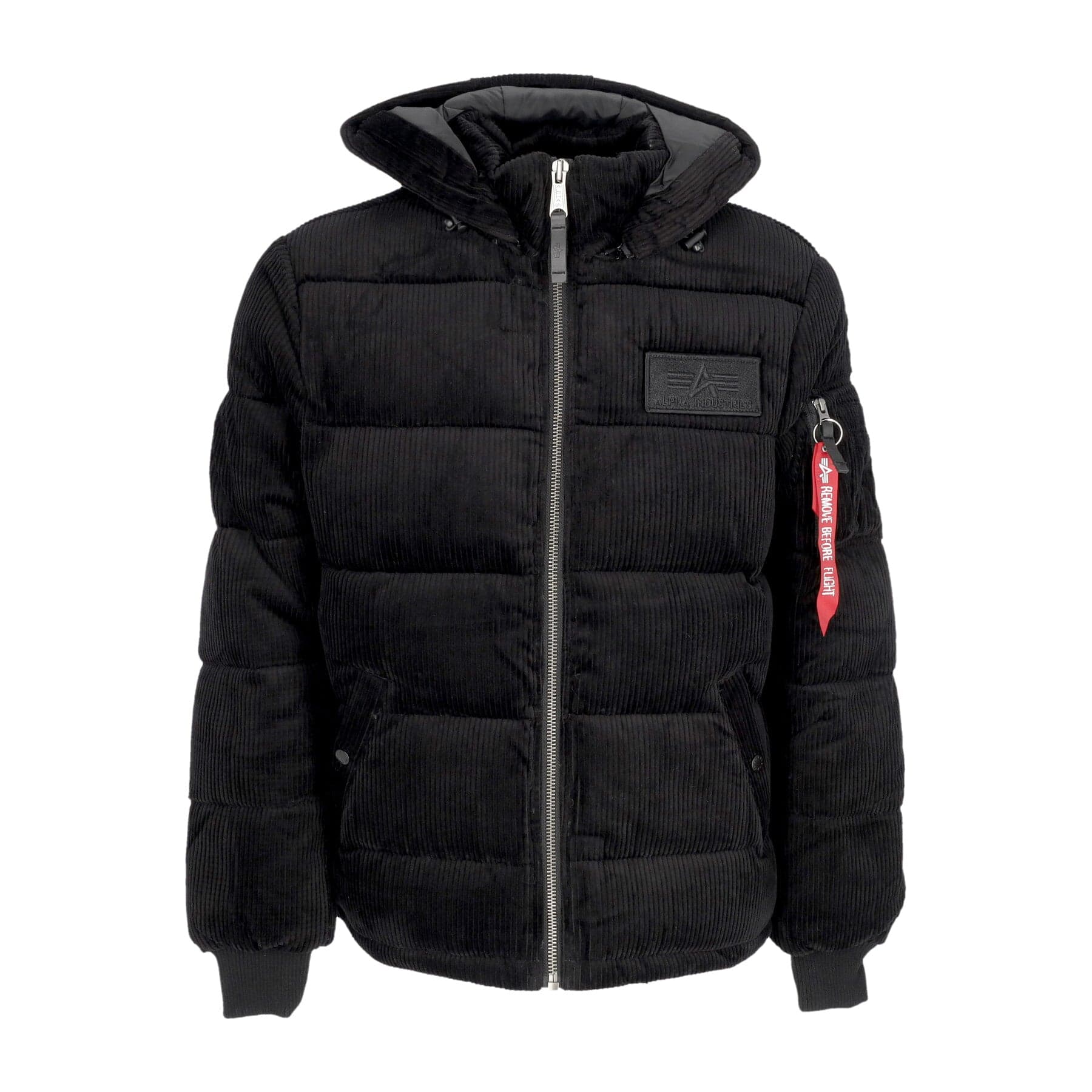 ALPHA INDUSTRIES Giubbotto Uomo Puffer Cord Black - 4