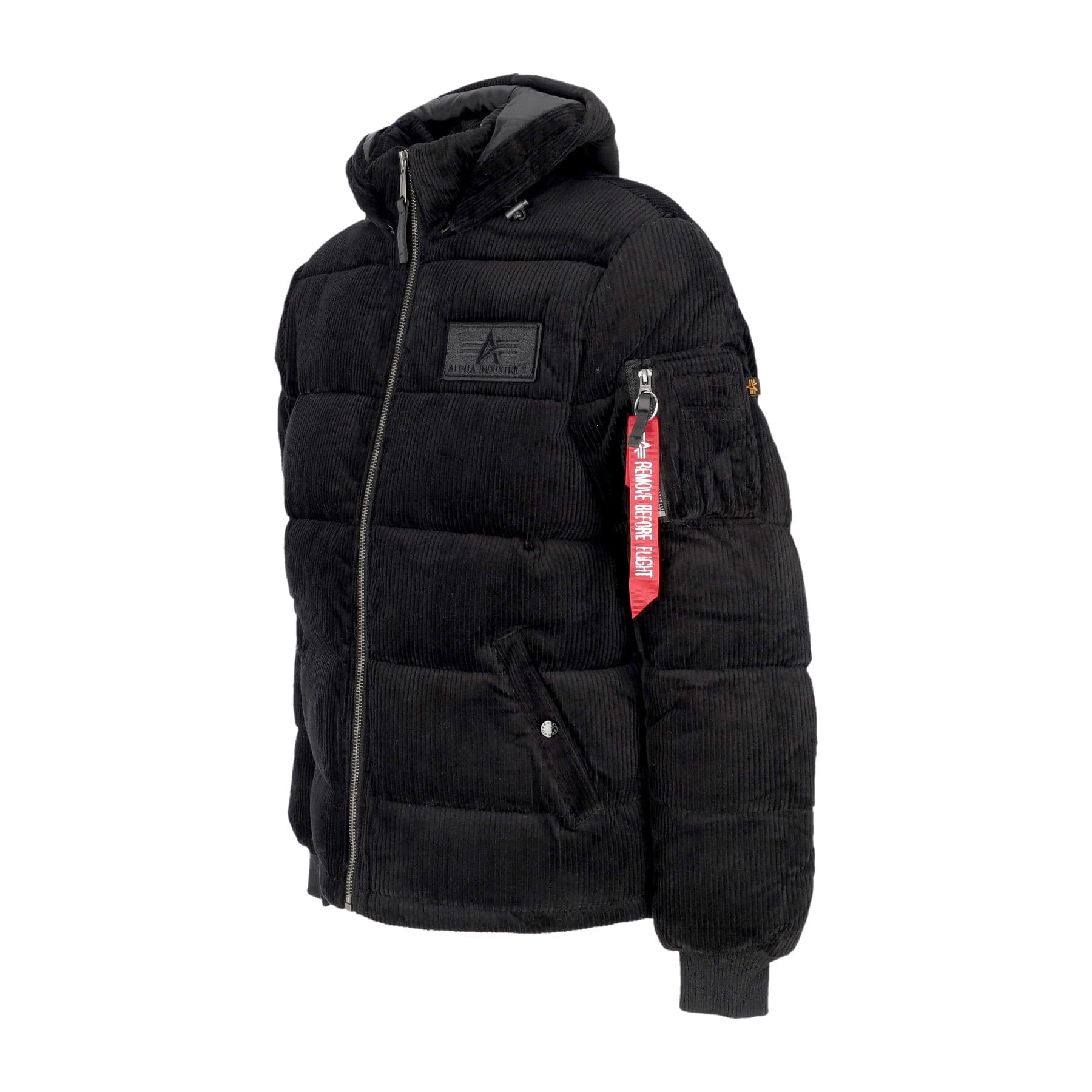 ALPHA INDUSTRIES Giubbotto Uomo Puffer Cord Black - 3