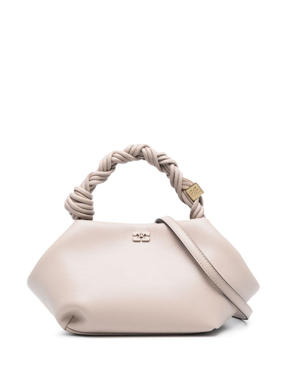 GANNI Borsa tote Bou con manico intrecciato - 7