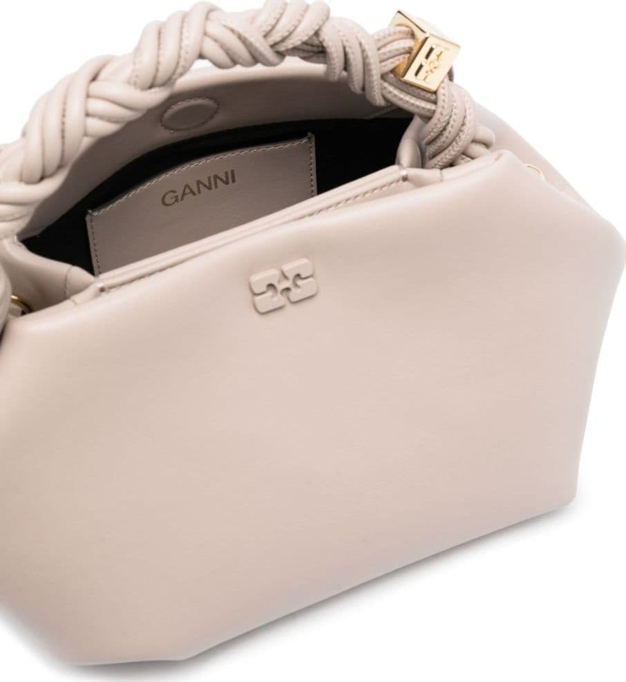 GANNI Borsa tote Bou con manico intrecciato - 4