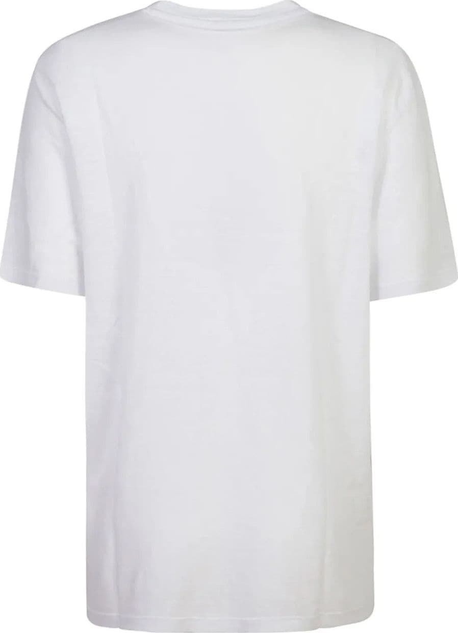 MARANT ETOILE Marant Etoile - T-Shirt Zewel Bianca e Nera da Donna - 2