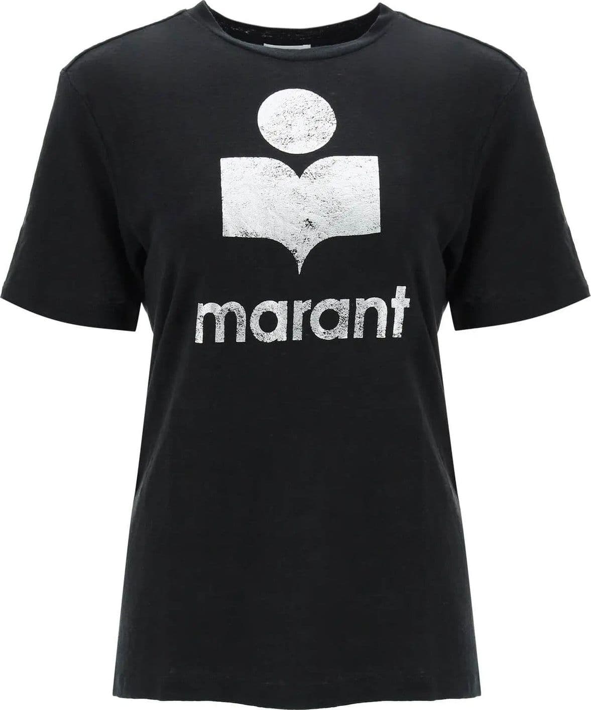 MARANT ETOILE Marant Etoile - T-Shirt Zewel Bianca e Nera da Donna - 4