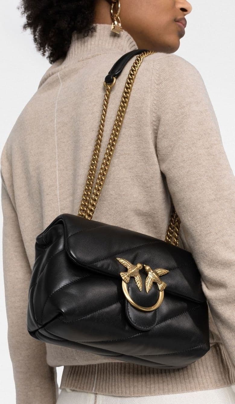 Pinko  - Borsa a Tracolla Nera da Donna - 4