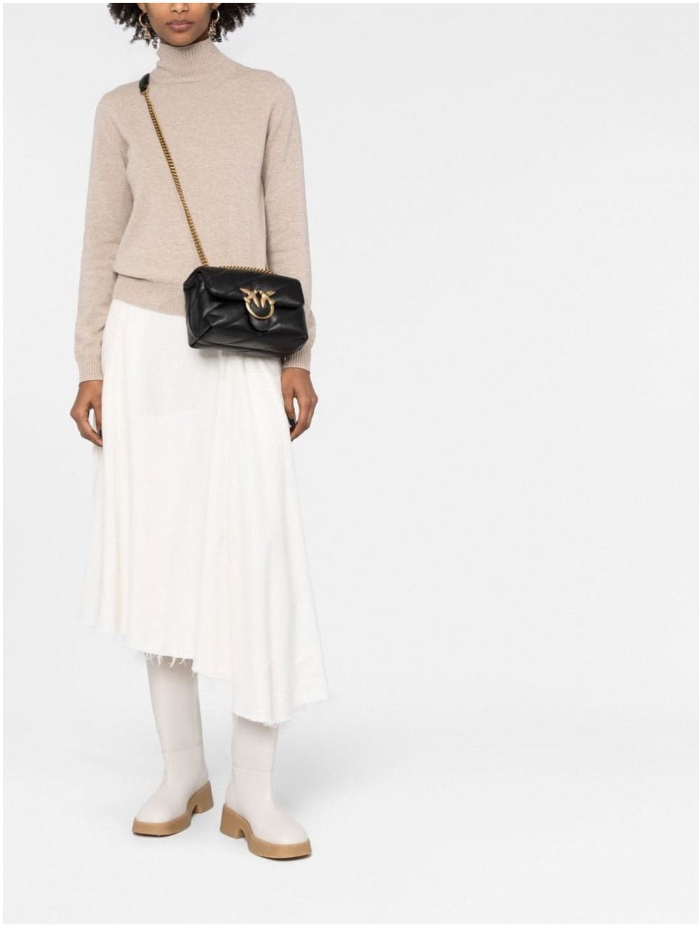Pinko  - Borsa a Tracolla Nera da Donna - 5
