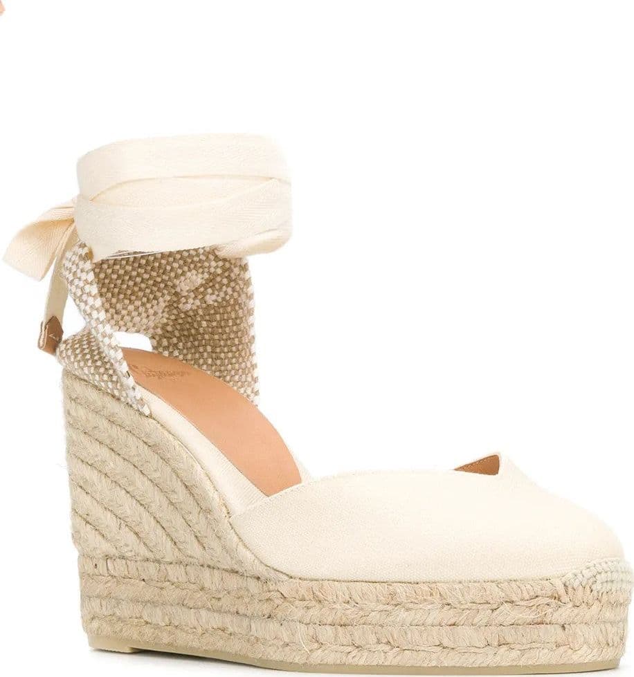 CASTANER Castaner - Espadrillas Zeppa Juta Beige e Bianche da Donna - 3