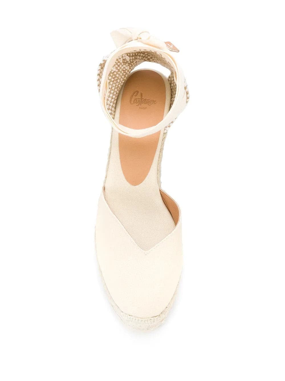 CASTANER Castaner - Espadrillas Zeppa Juta Beige e Bianche da Donna - 4