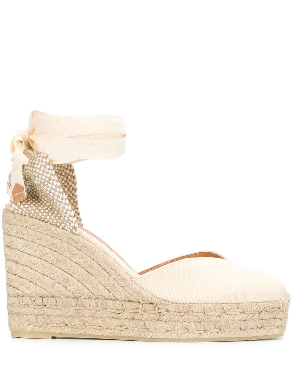 CASTANER Castaner - Espadrillas Zeppa Juta Beige e Bianche da Donna - 5