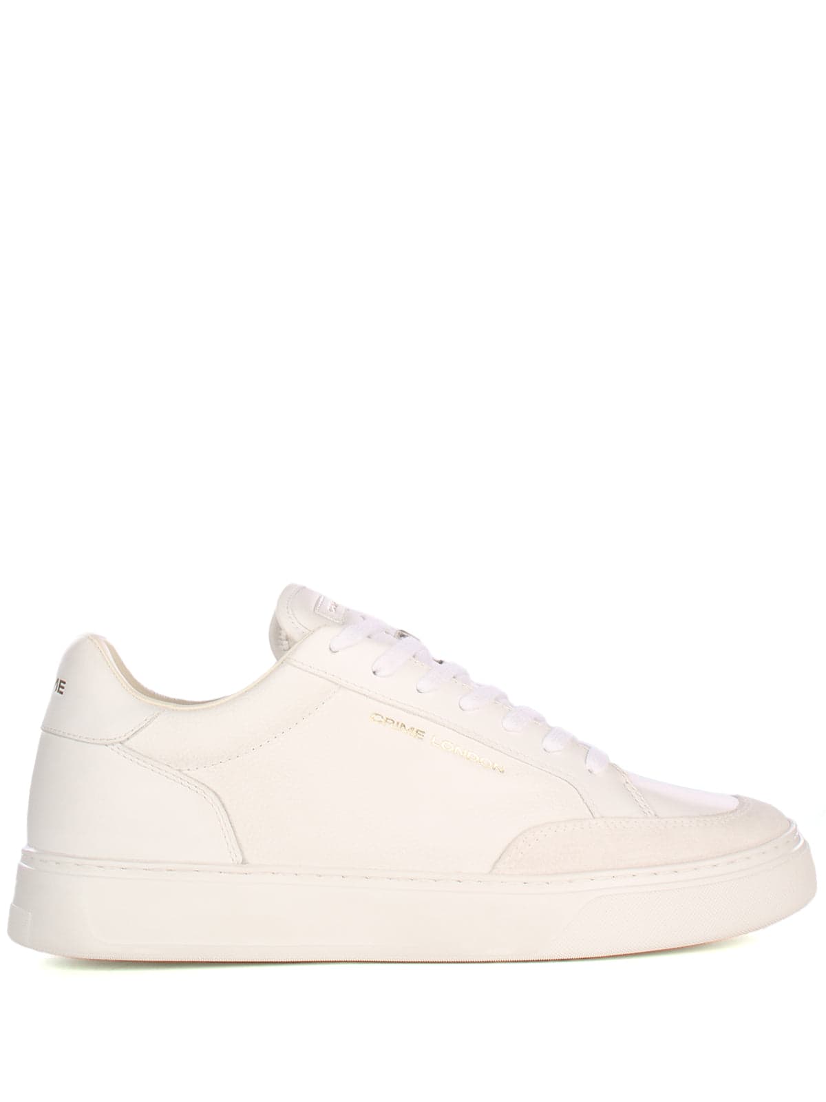 Crime London  - Sneakers Eclipse Lunar Bianche da Uomo - 5