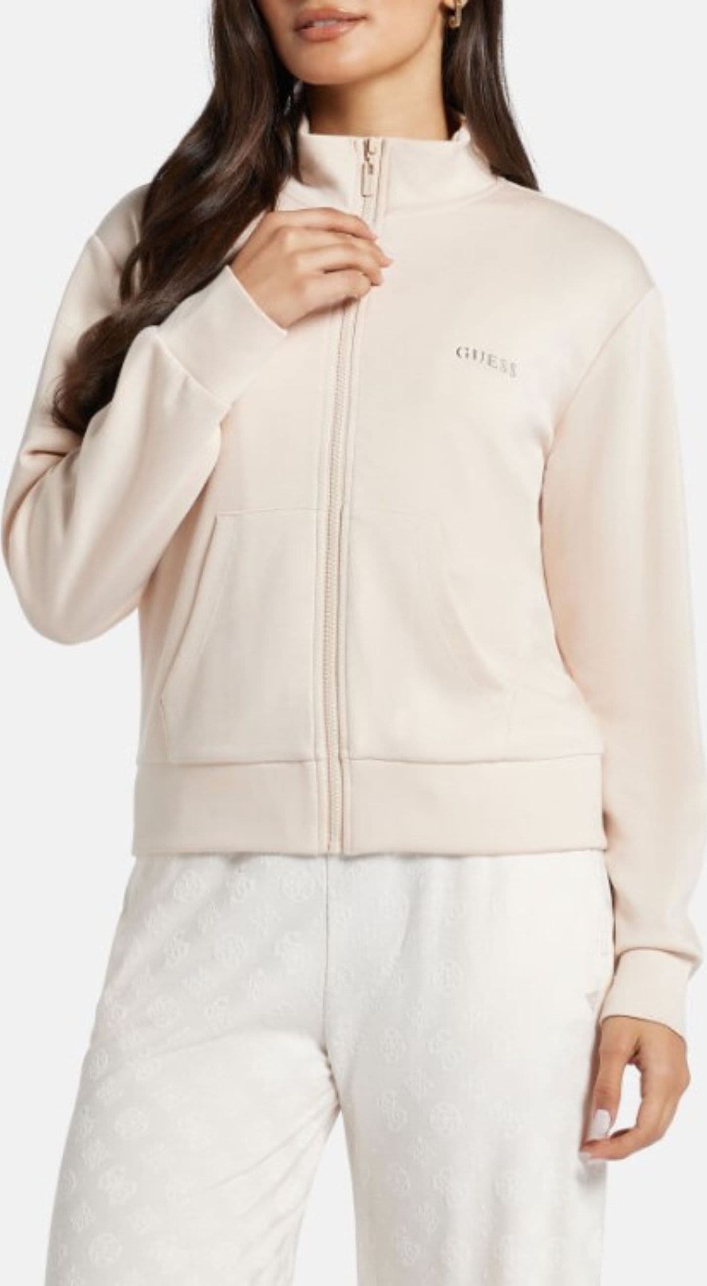 GUESS  FELPA GELSEY FULL ZIP SWEATSHIRT - 4