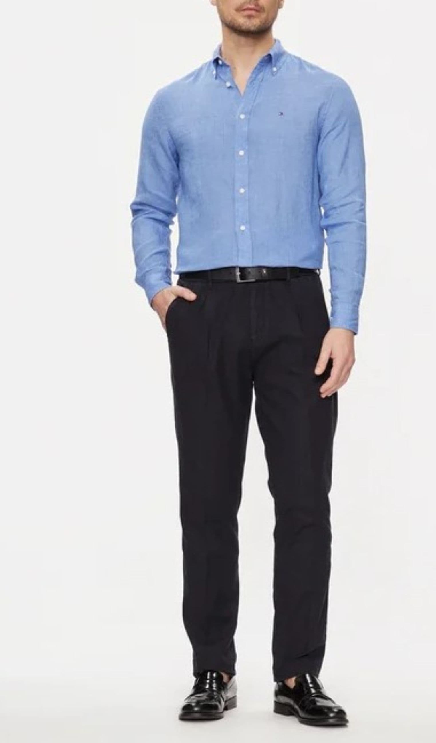 Tommy Hilfiger  CAMICIA PIGMENT DYED LI SOLID RF SHIRT - 2