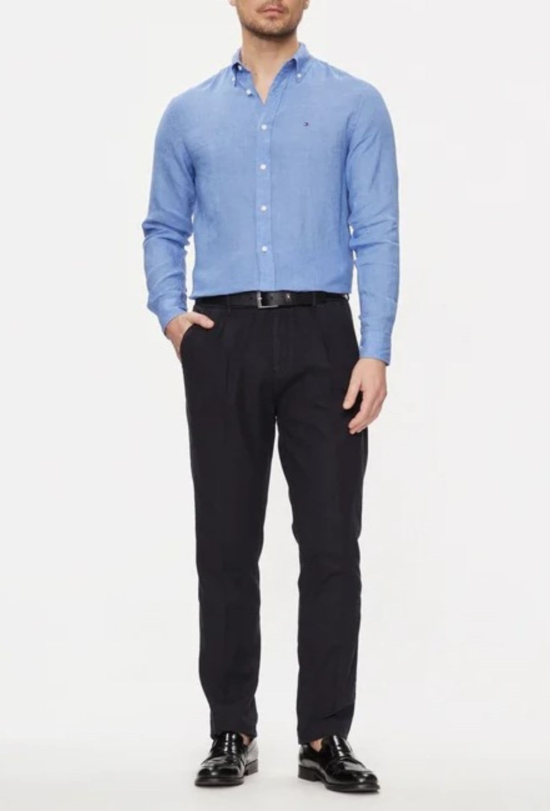 Tommy Hilfiger  CAMICIA PIGMENT DYED LI SOLID RF SHIRT - 2