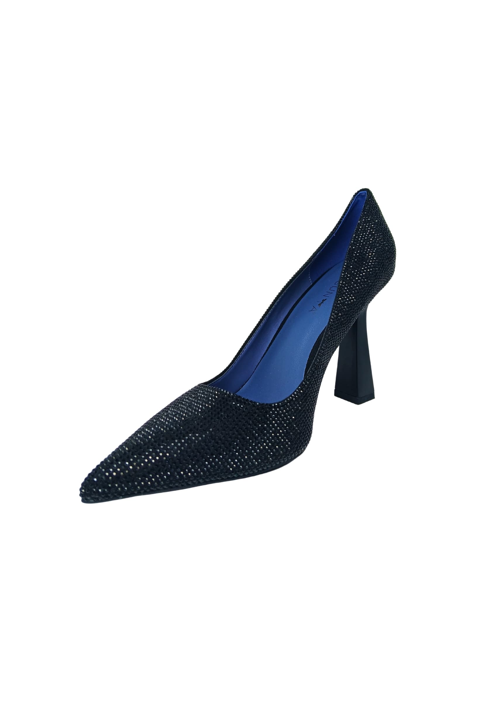 PREGUNTA Scarpe Donna Pregunta Decollete con tacco a rocchetto, full Black- cristal black - 5