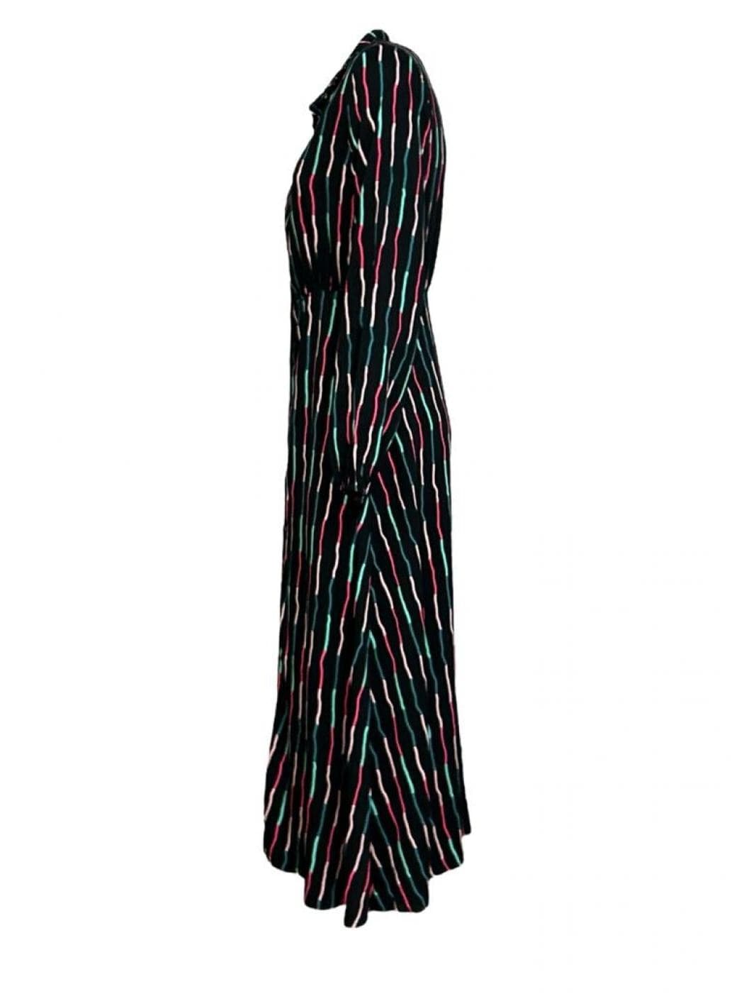 COMPANIA FANTASTICA Donna compania fantastica 34C/12080_ABITO_STRIPES_NERO - 3