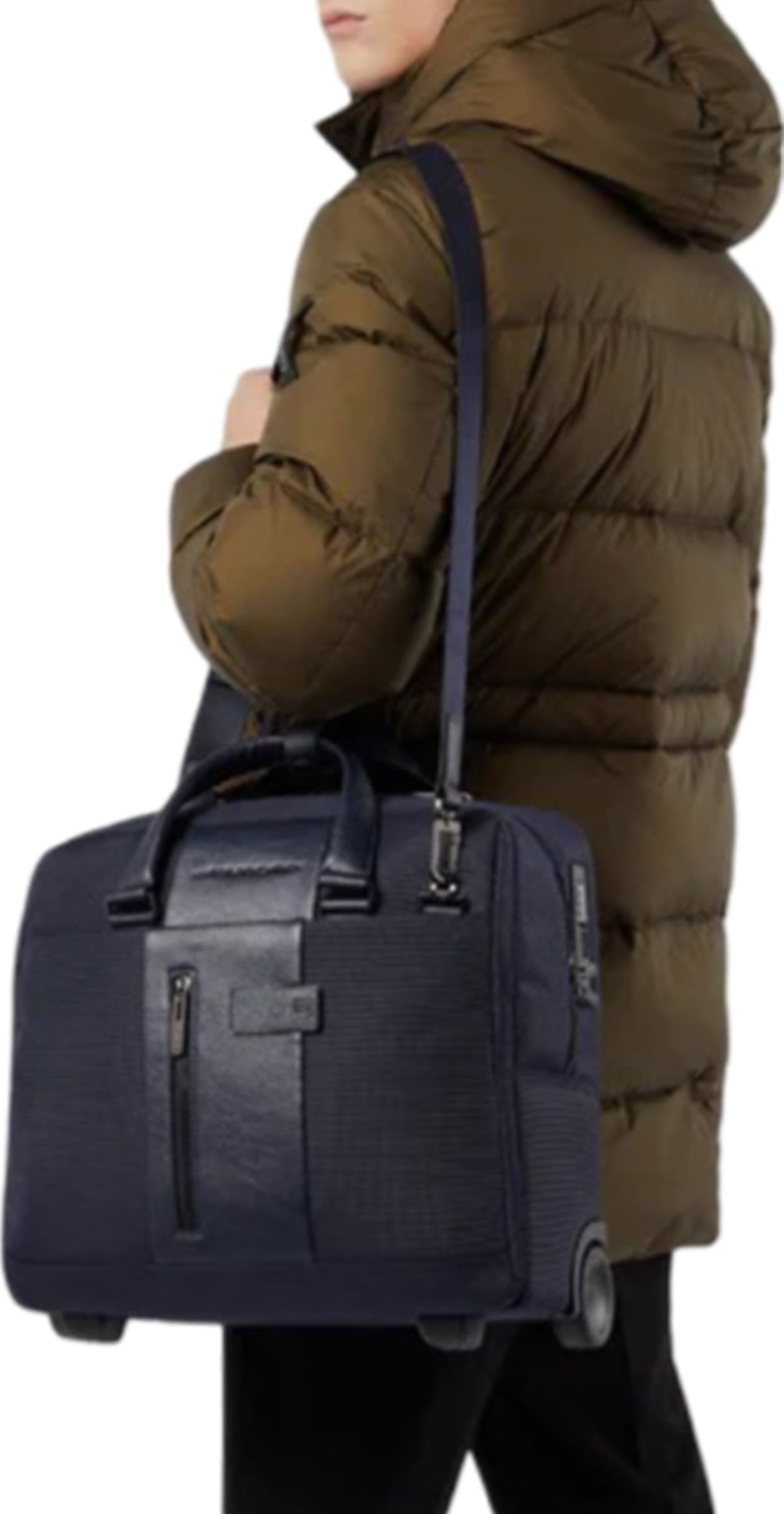 PIQUADRO Cartella Trolley Uomo piquadro bv4729br2-blu Blu - 6