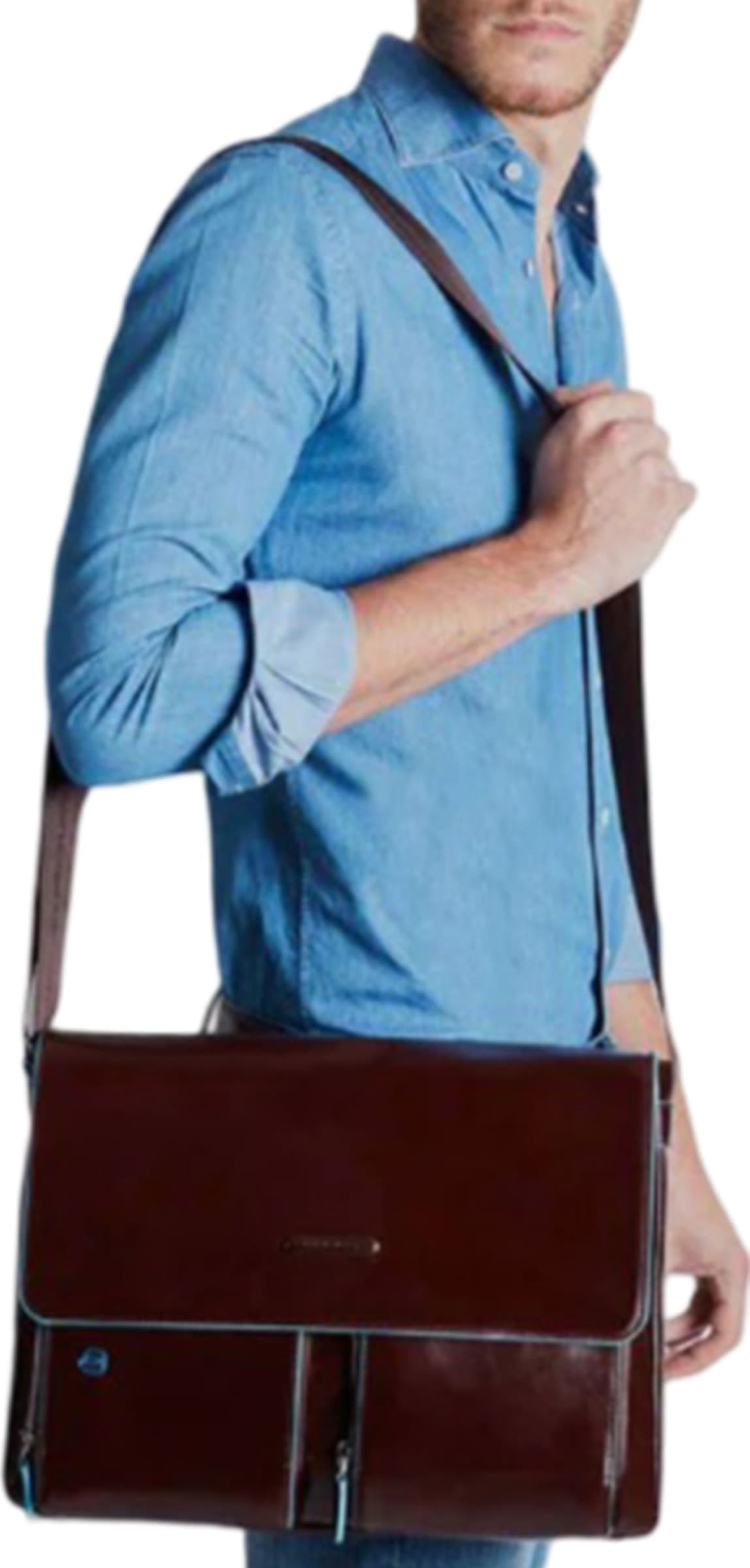 PIQUADRO Messenger perPC e iPad Uomo piquadro ca3337b2-mo Marrone - 4